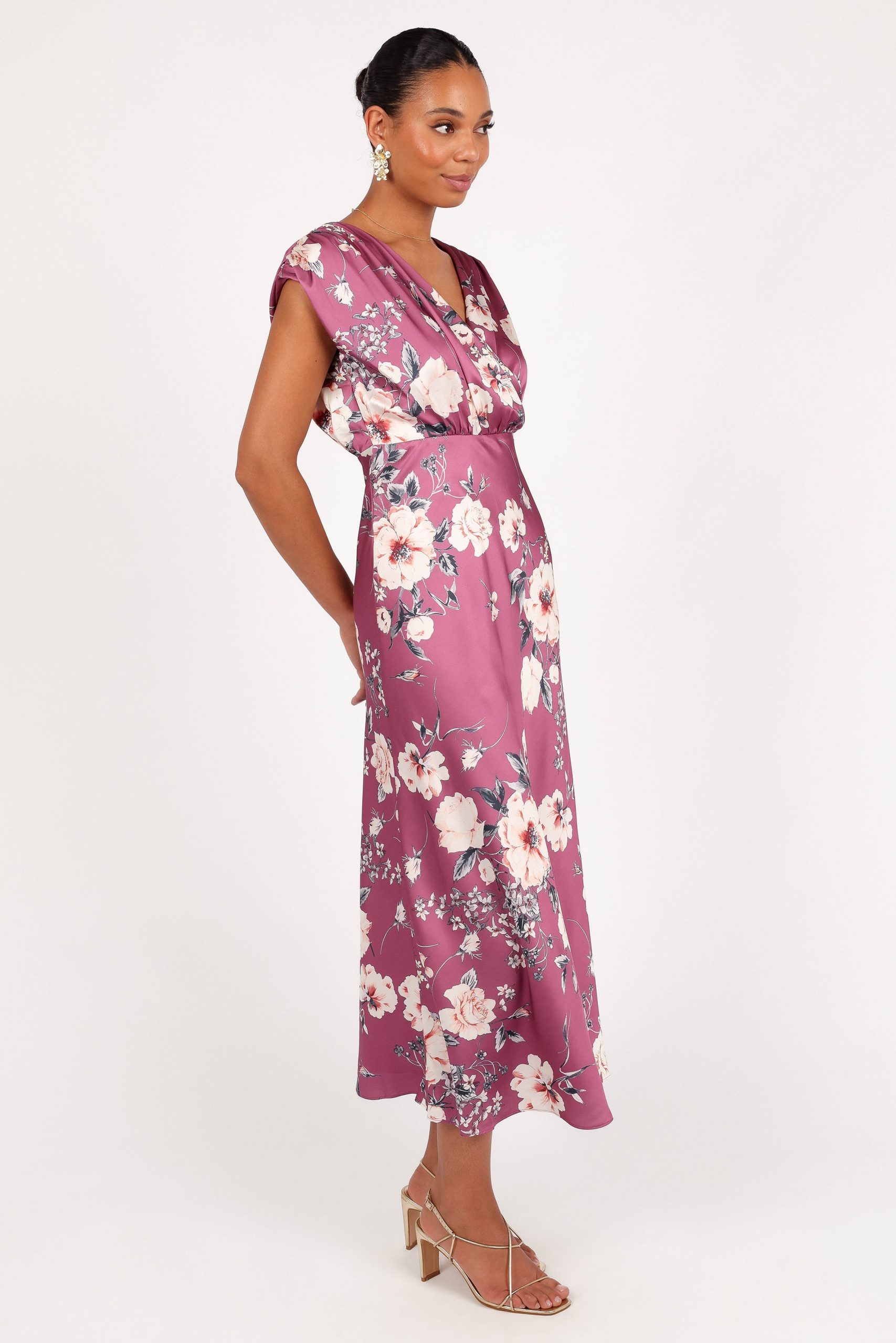 Amarlee Maxi Dress - Dark Rose Floral - Image 7