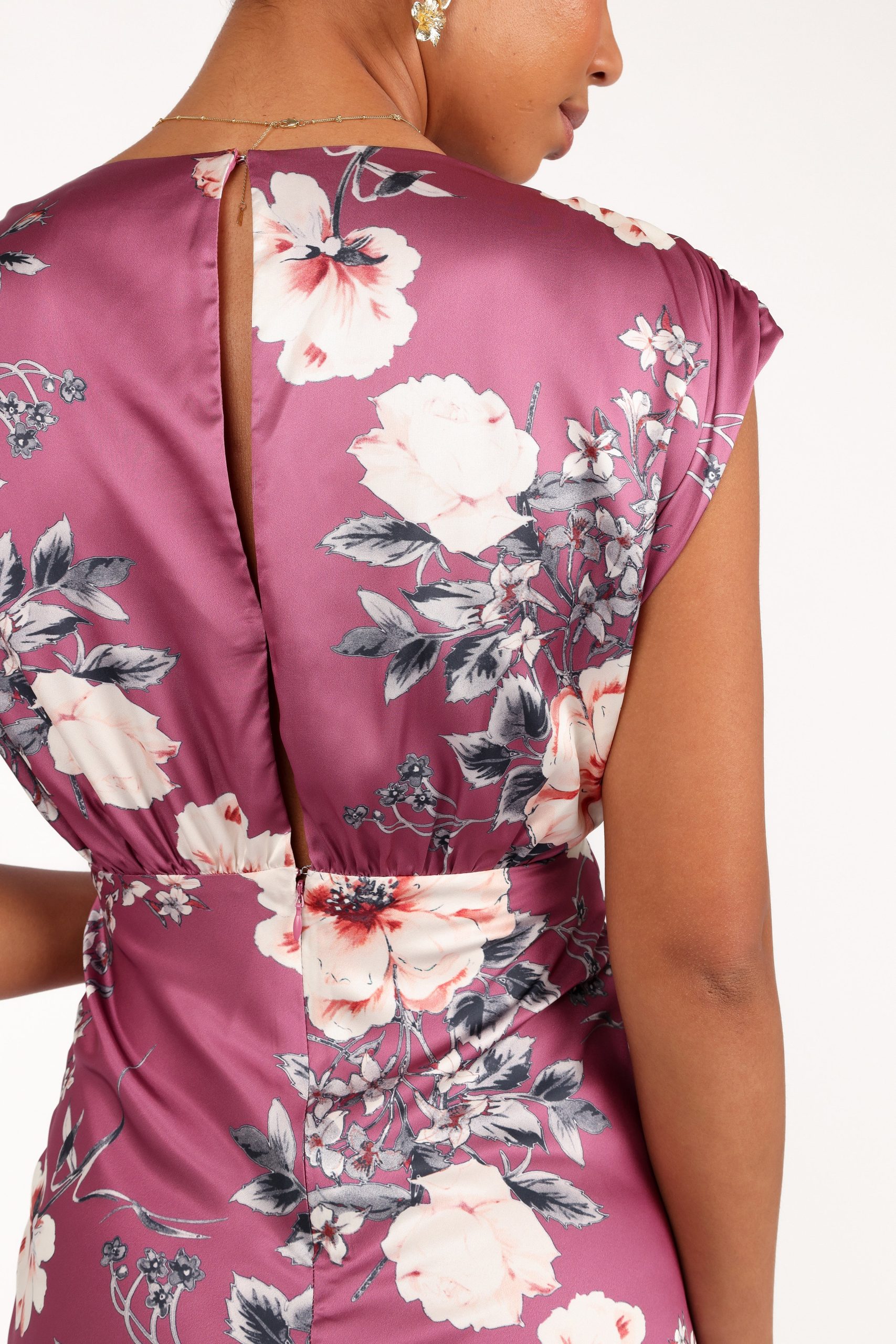 Amarlee Maxi Dress - Dark Rose Floral - Image 8