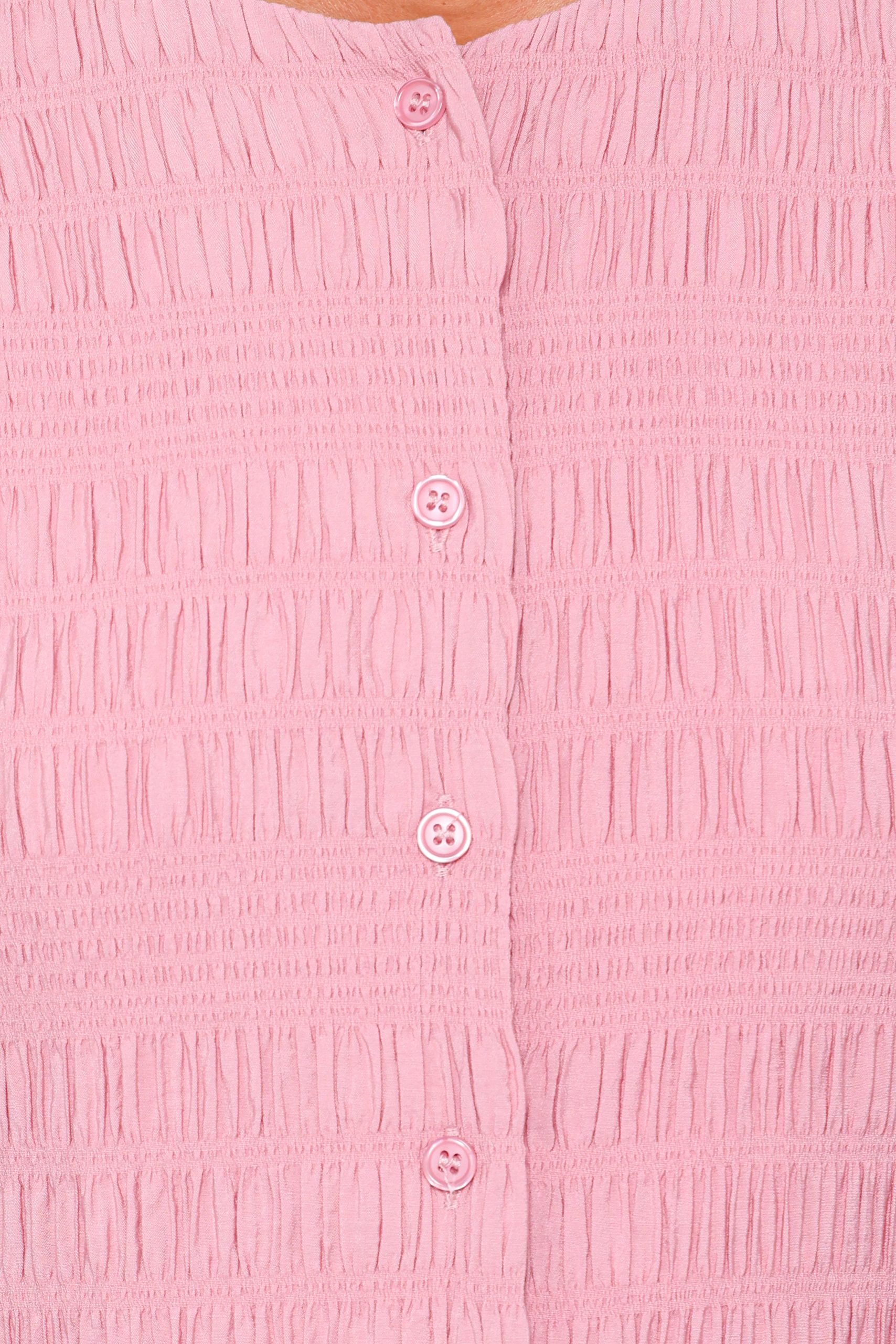 Amaya Long Sleeve Mini Dress - Pink - Image 6