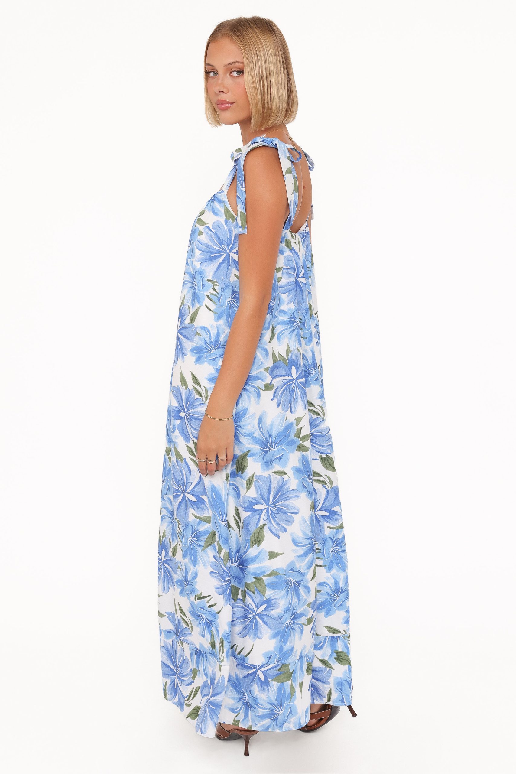 Amber Maxi Dress - Blue Floral - Image 4