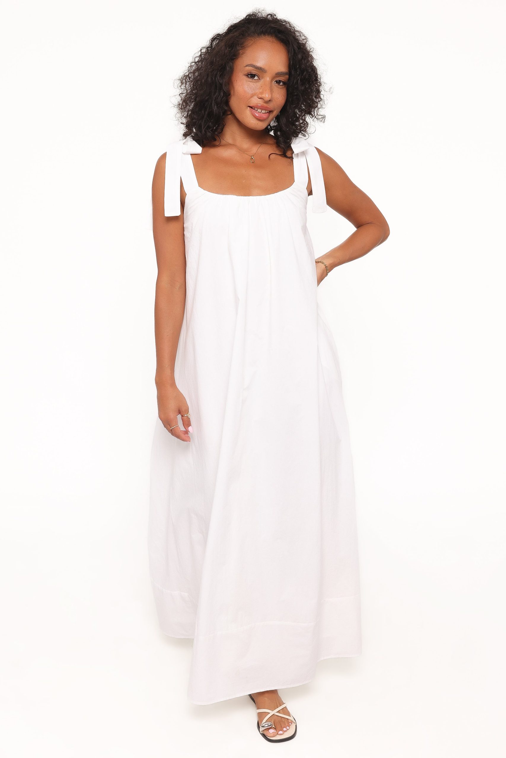 Amber Maxi Dress - White - Image 5
