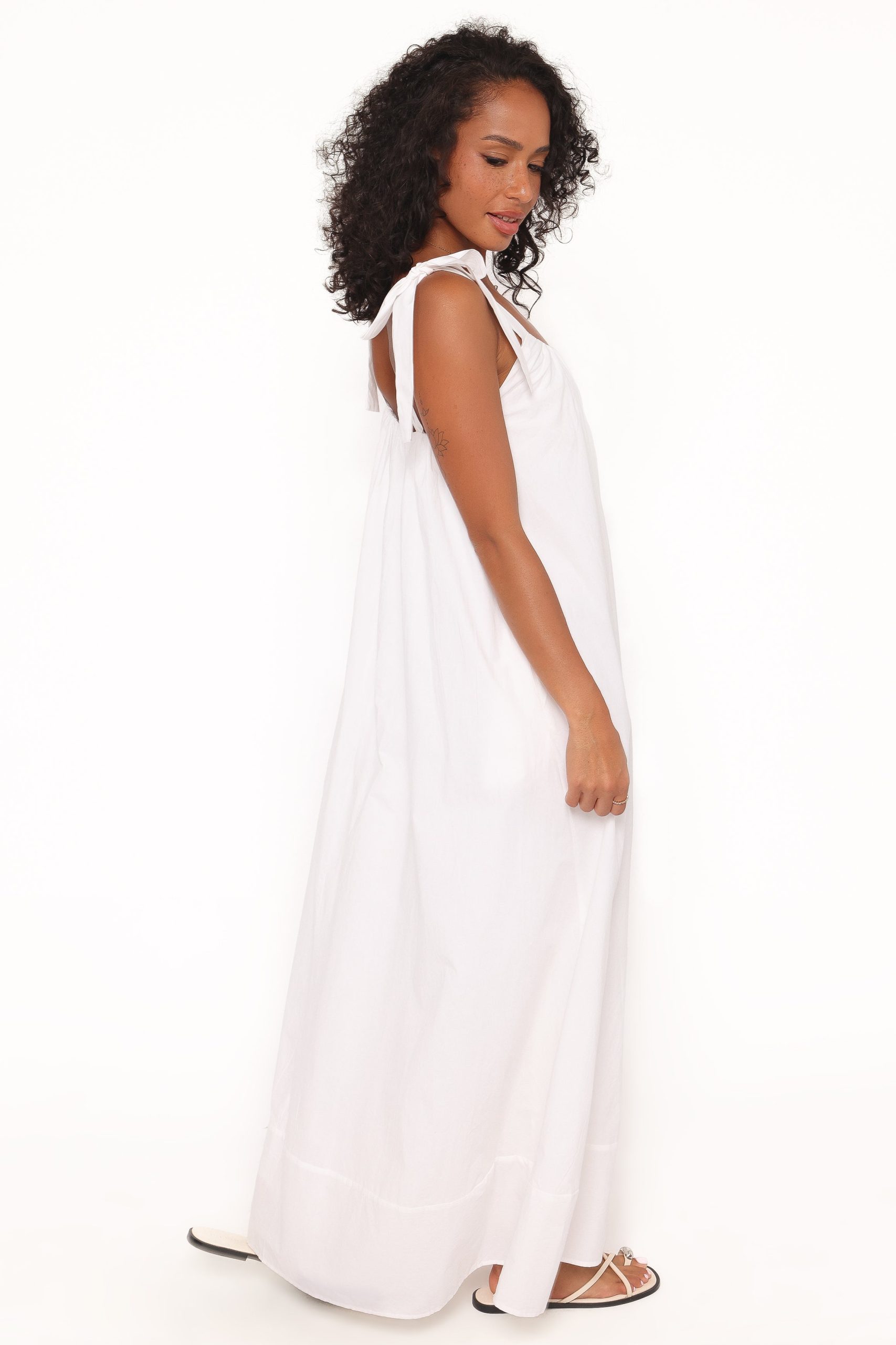 Amber Maxi Dress - White - Image 3