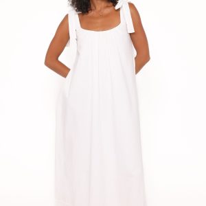 Amber Maxi Dress - White