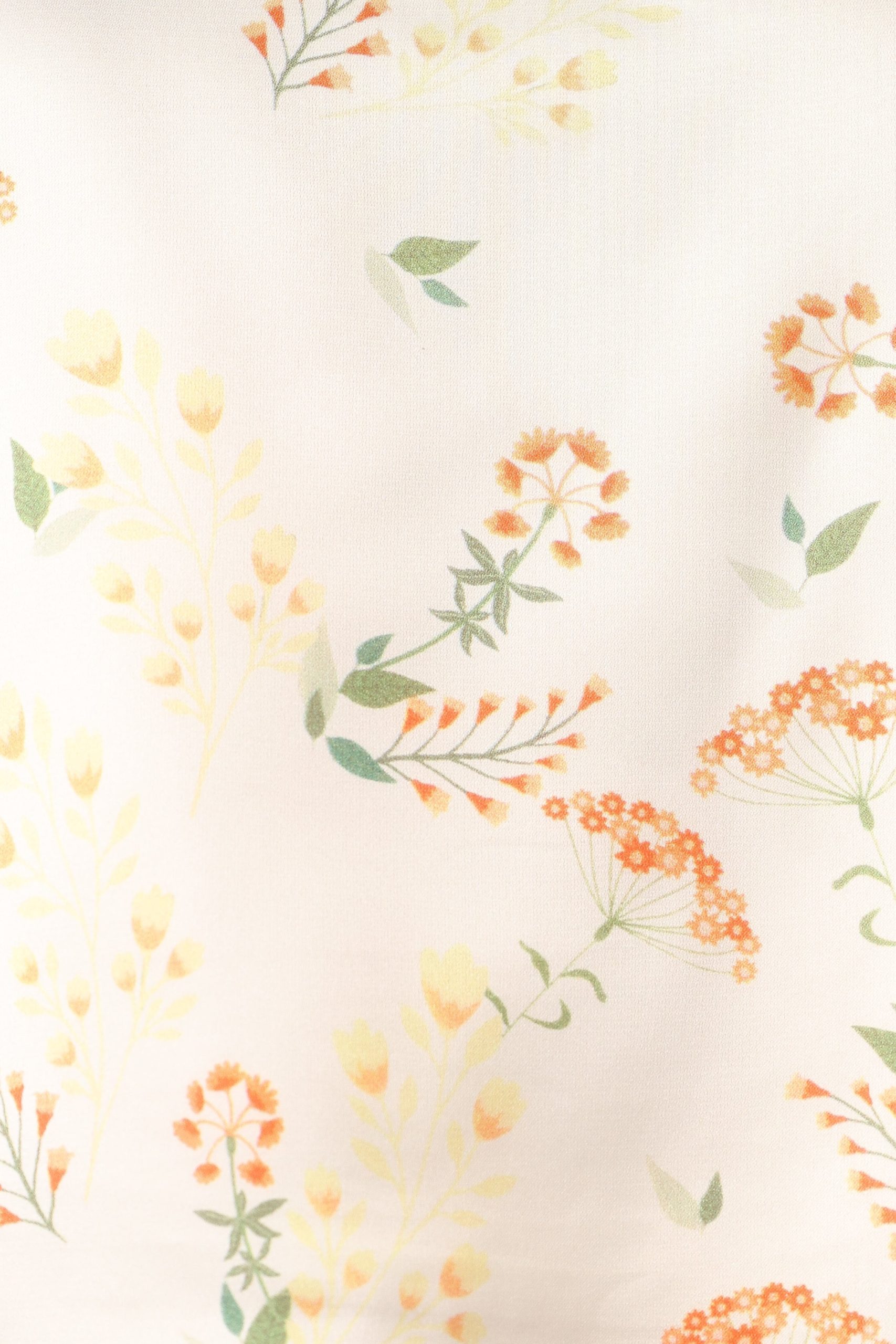 Aminah Puff Sleeve Dress - Yellow Floral - Image 8