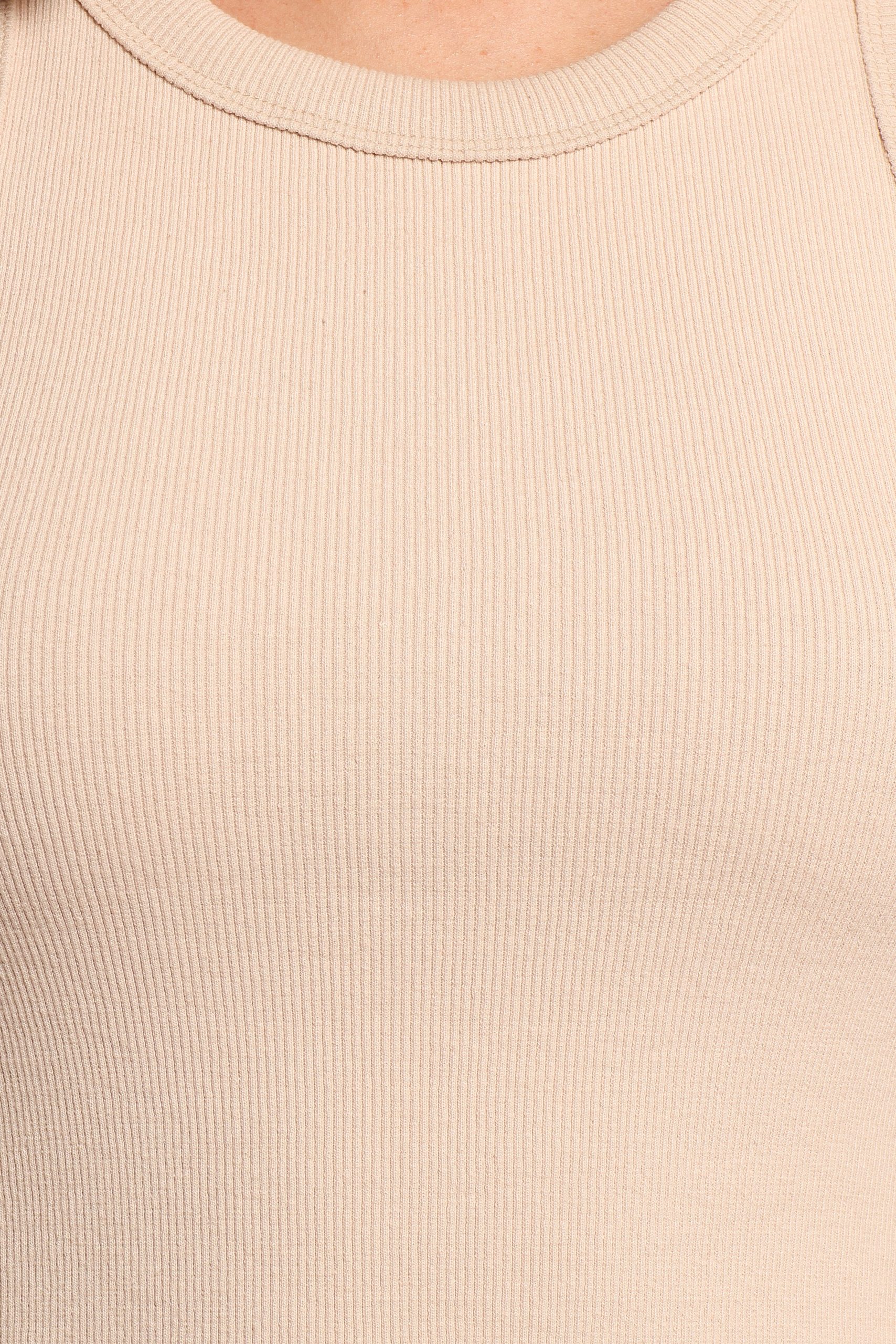 Amira Midi Dress - Taupe - Image 6
