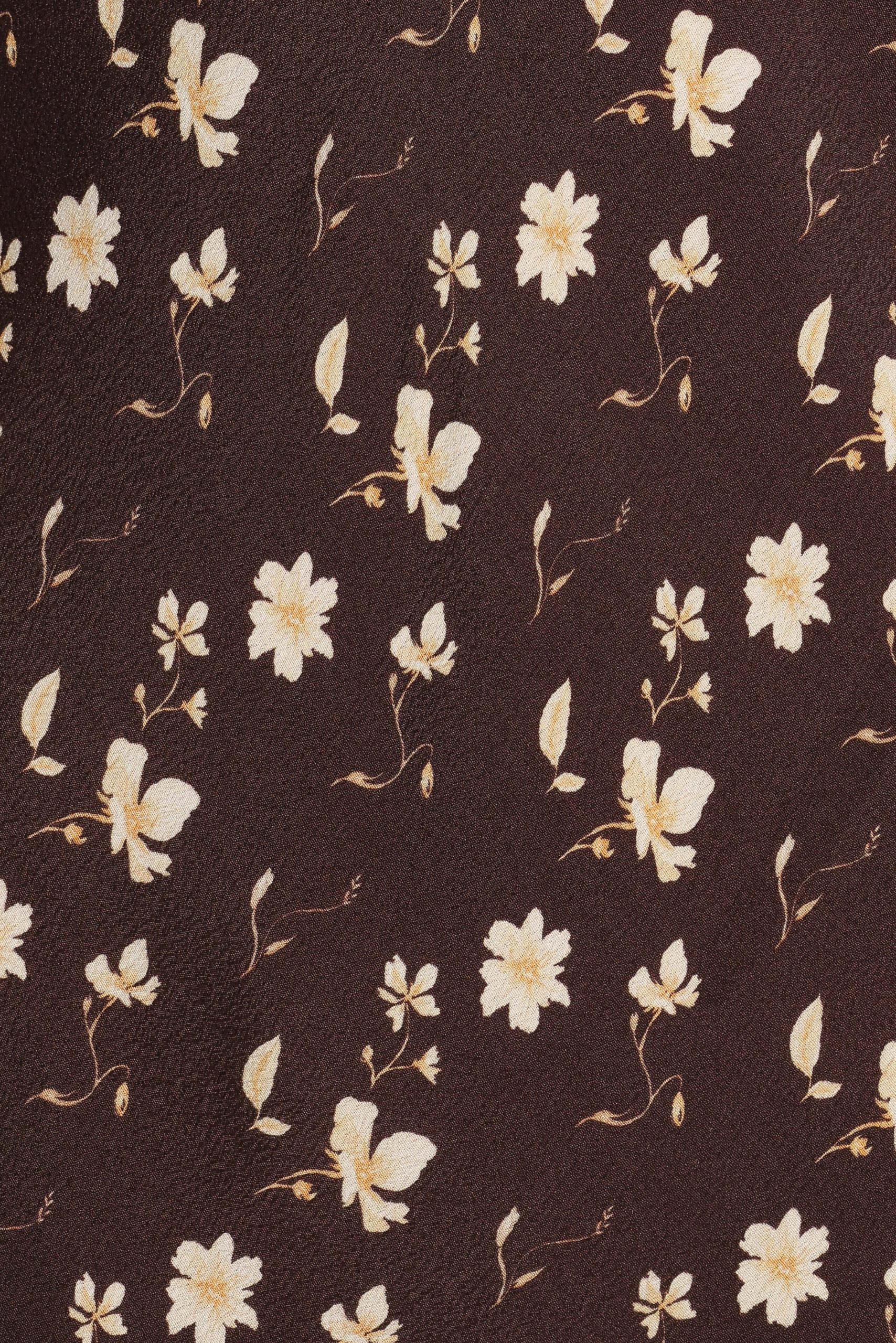 Amity Mini Dress - Brown Floral - Image 6