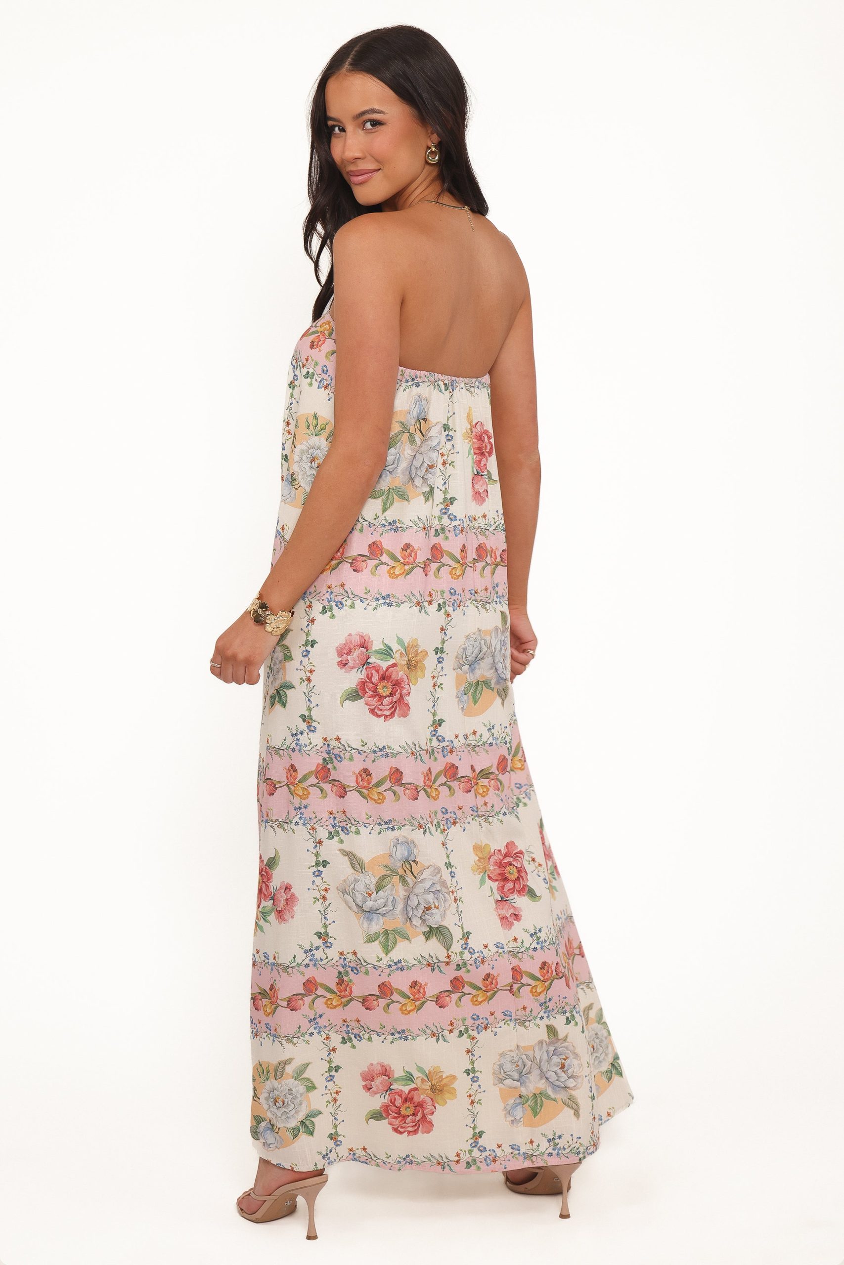 Amora Strapless Maxi Dress - Rose Tile - Image 5
