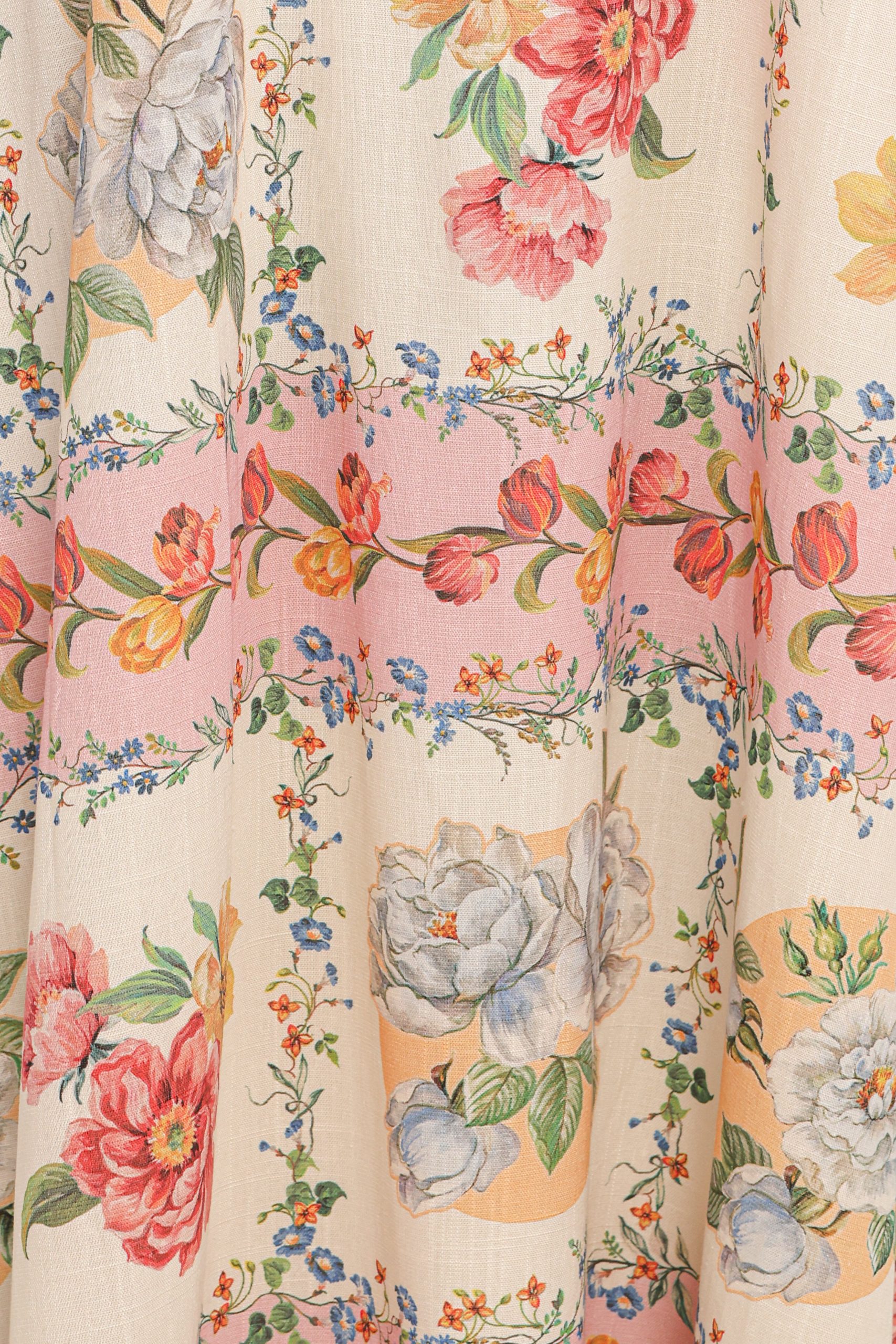 Amora Strapless Maxi Dress - Rose Tile - Image 6