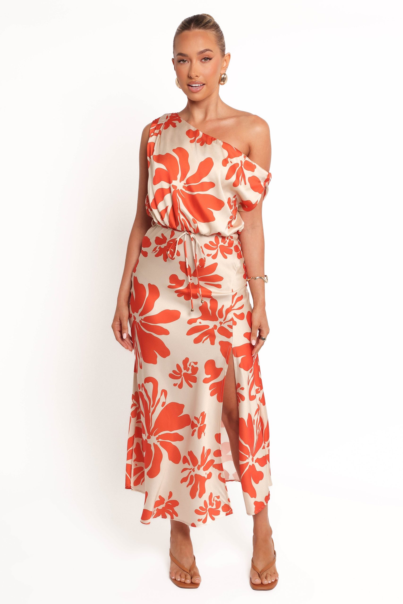 Ana Midi Dress - Red Floral - Image 4