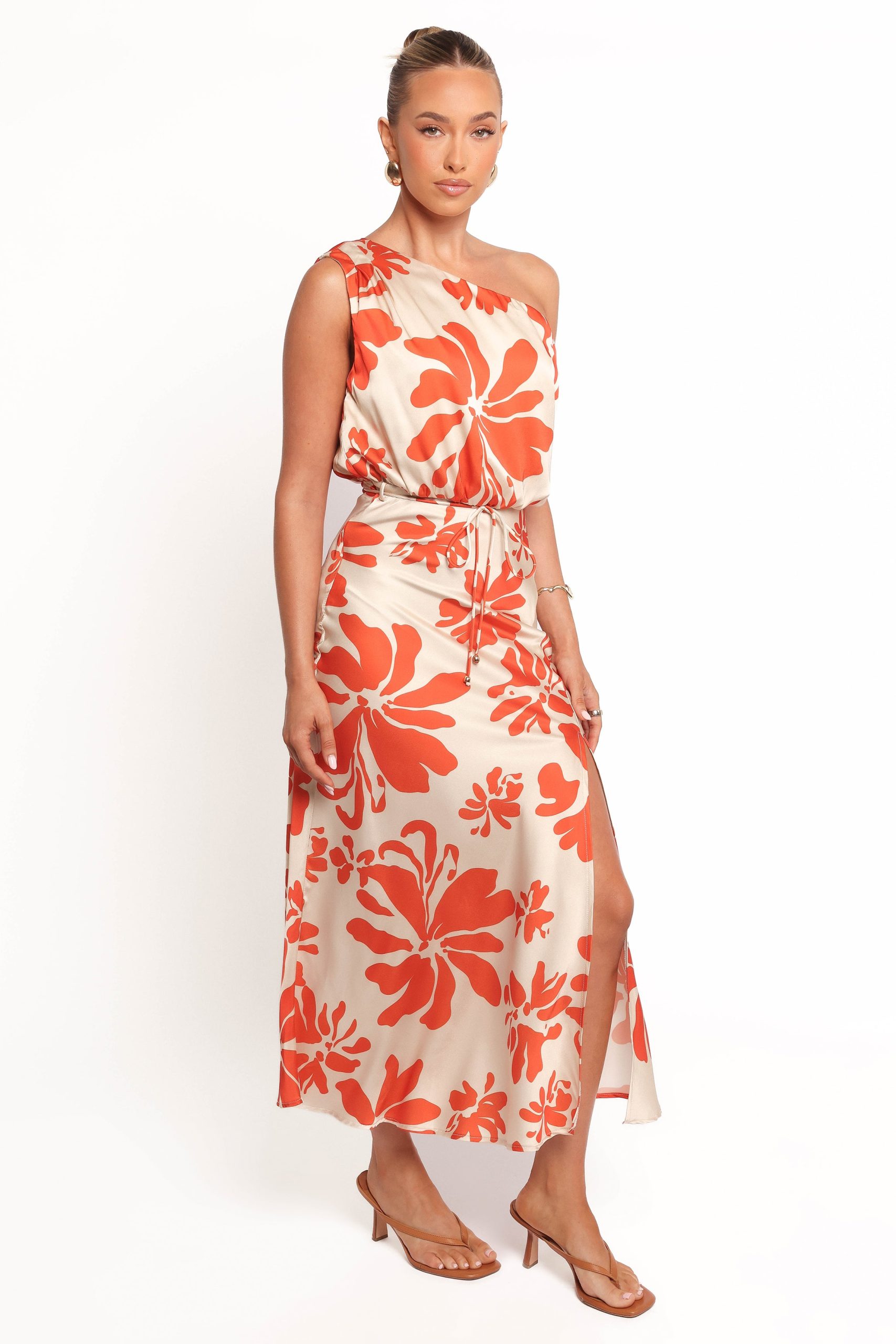 Ana Midi Dress - Red Floral - Image 6