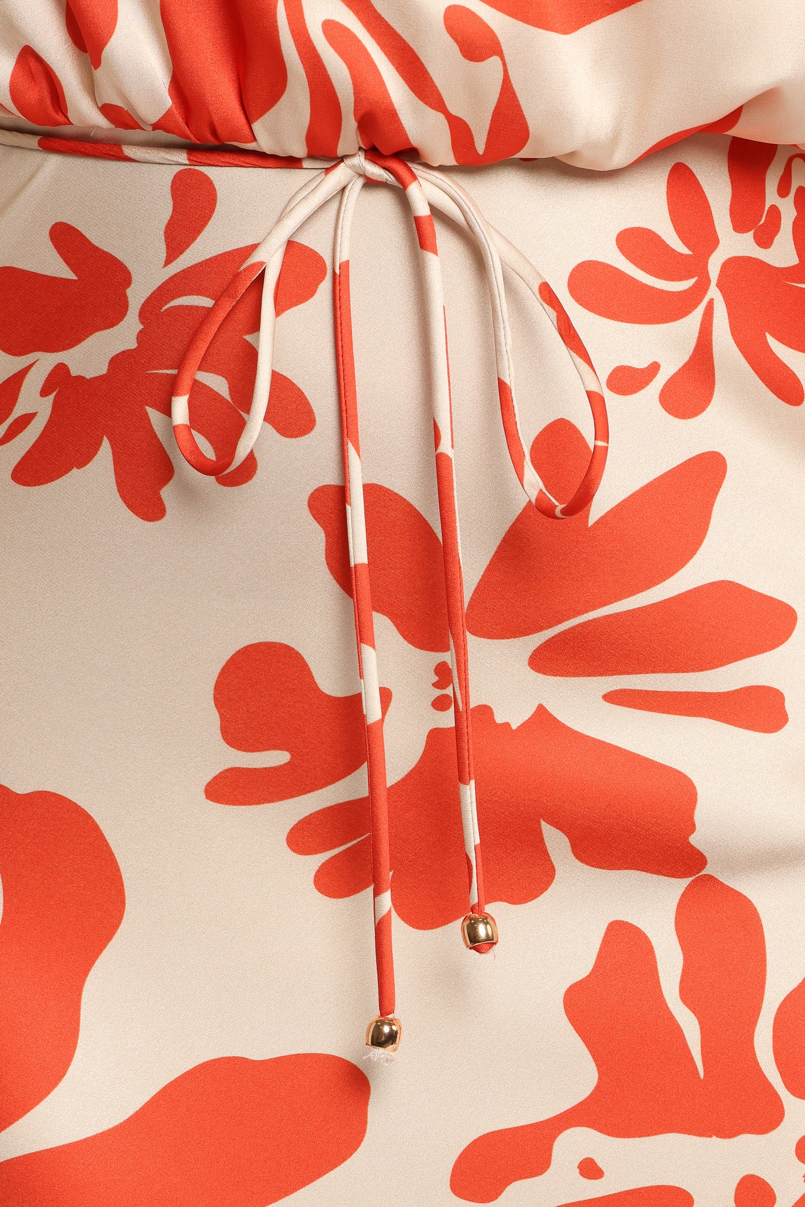 Ana Midi Dress - Red Floral - Image 8