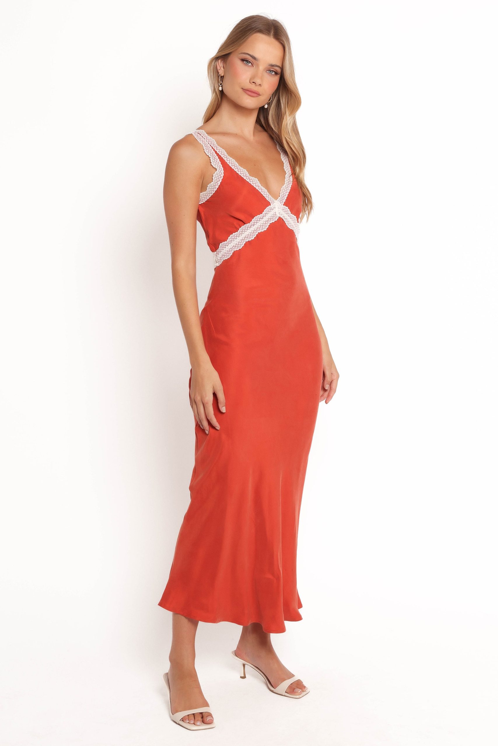 Andie Midi Dress - Blood Orange - Image 7