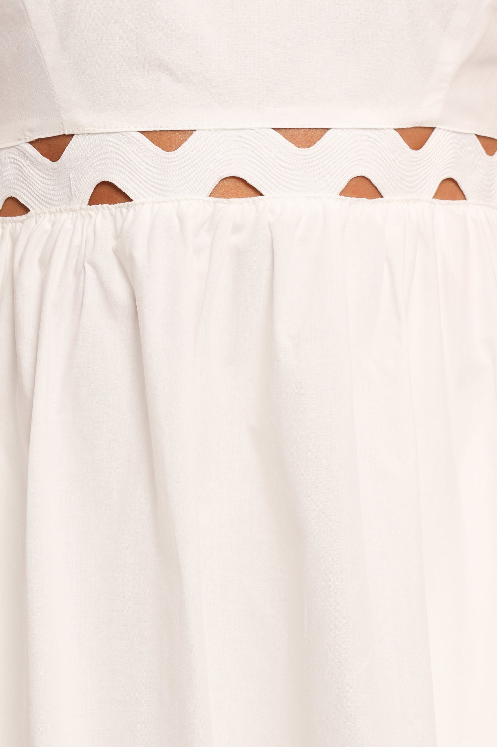 Angelus Midi Dress - White - Image 8