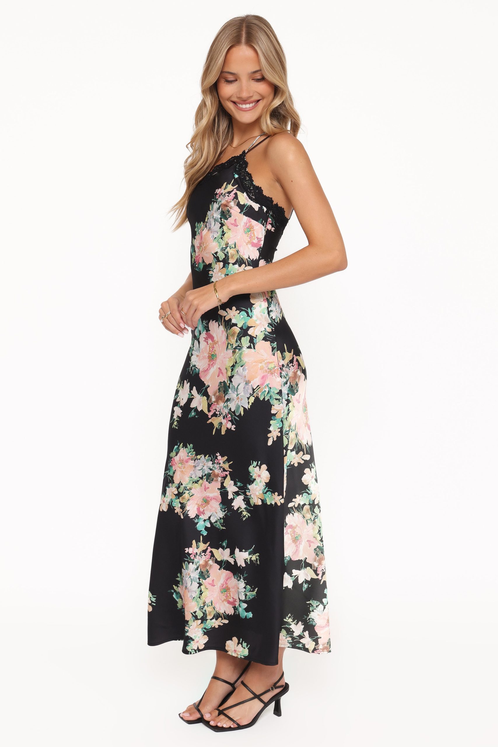 Anika Maxi Dress - Black Floral - Image 4