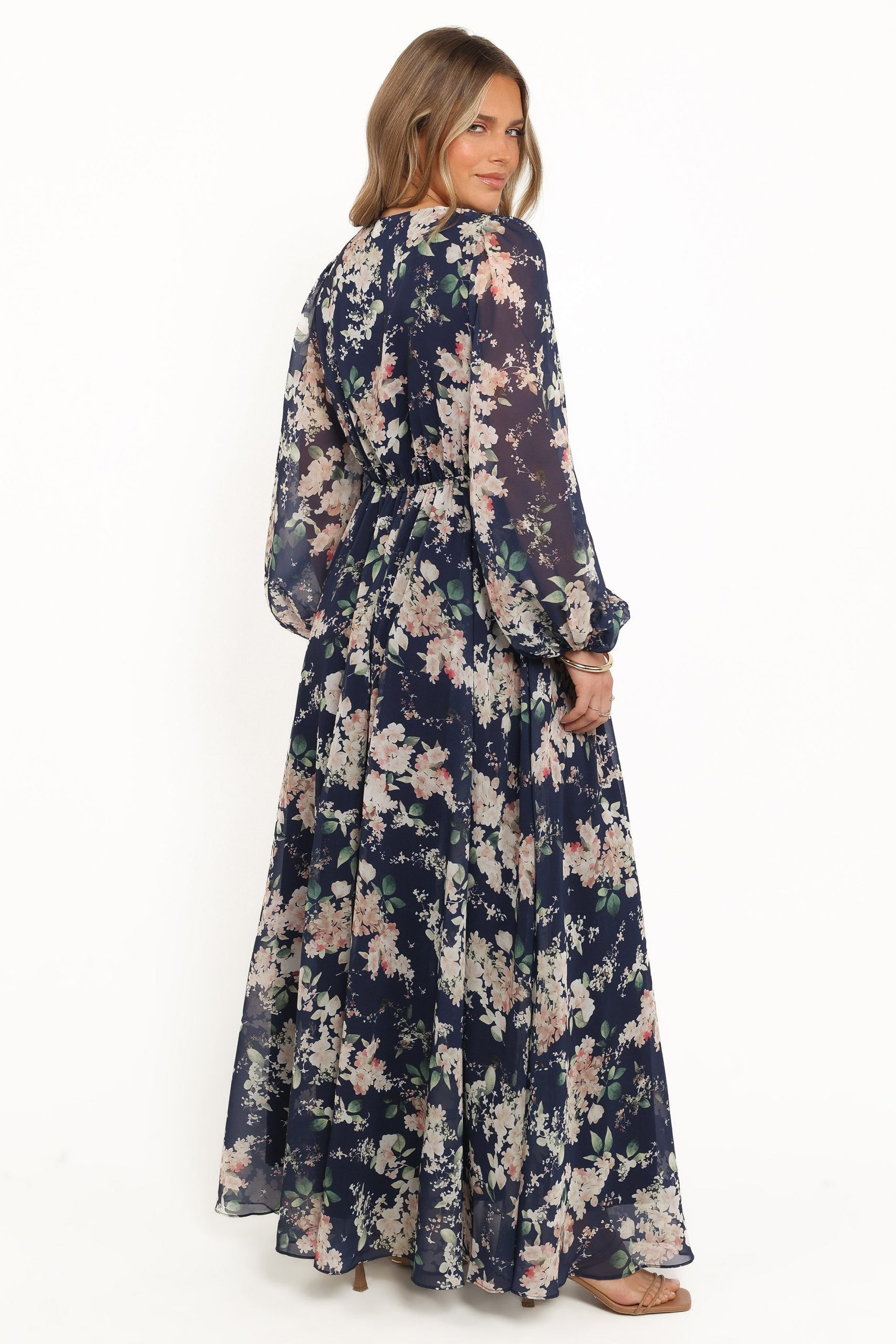 Anisa Maxi Dress - Navy Floral - Image 5