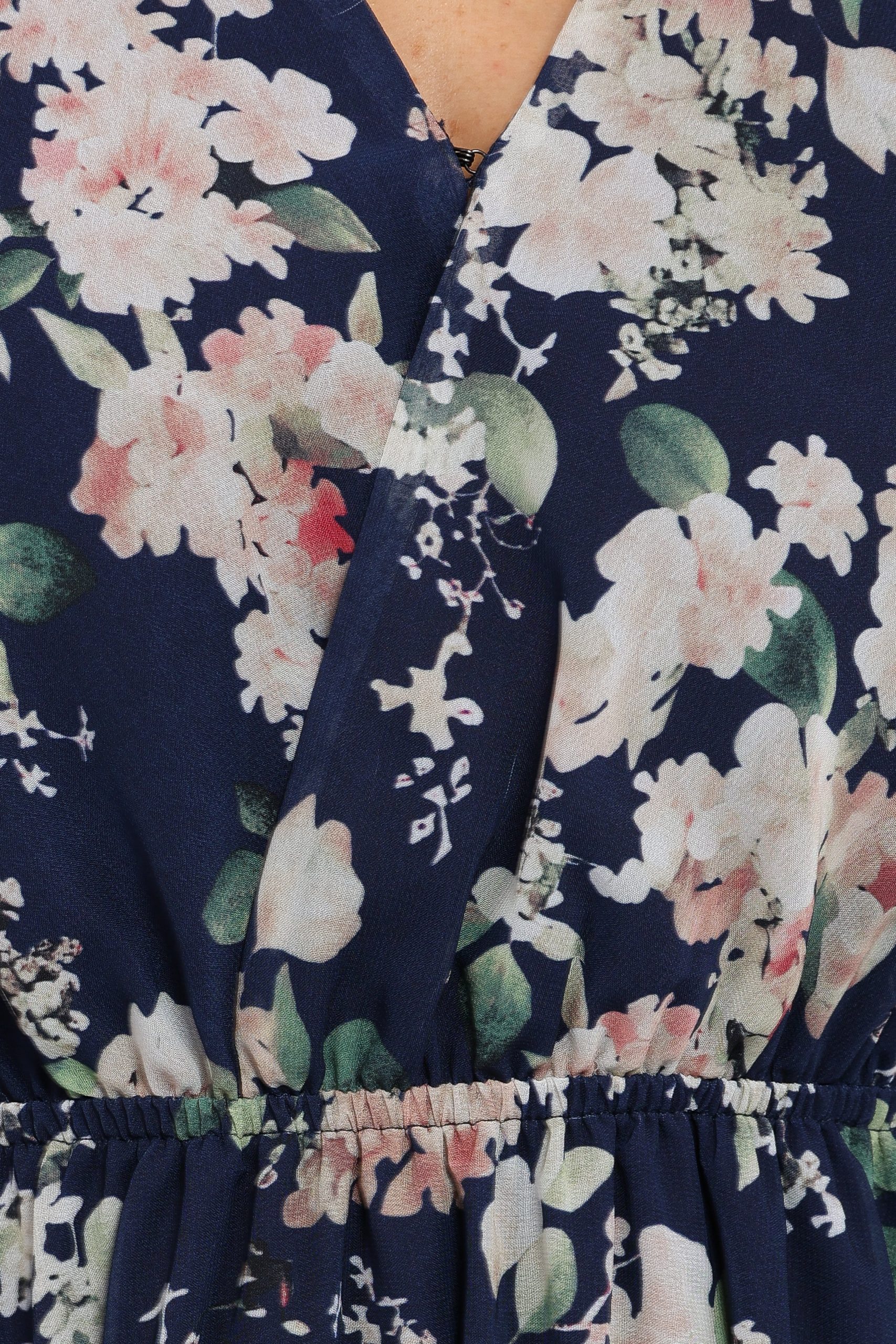 Anisa Maxi Dress - Navy Floral - Image 7
