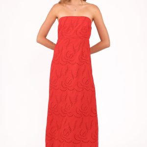 Annika Maxi Dress - Red