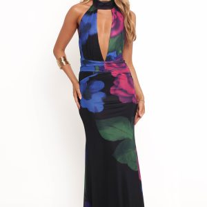 Antonie Maxi Dress - Rosalia Pink Multi