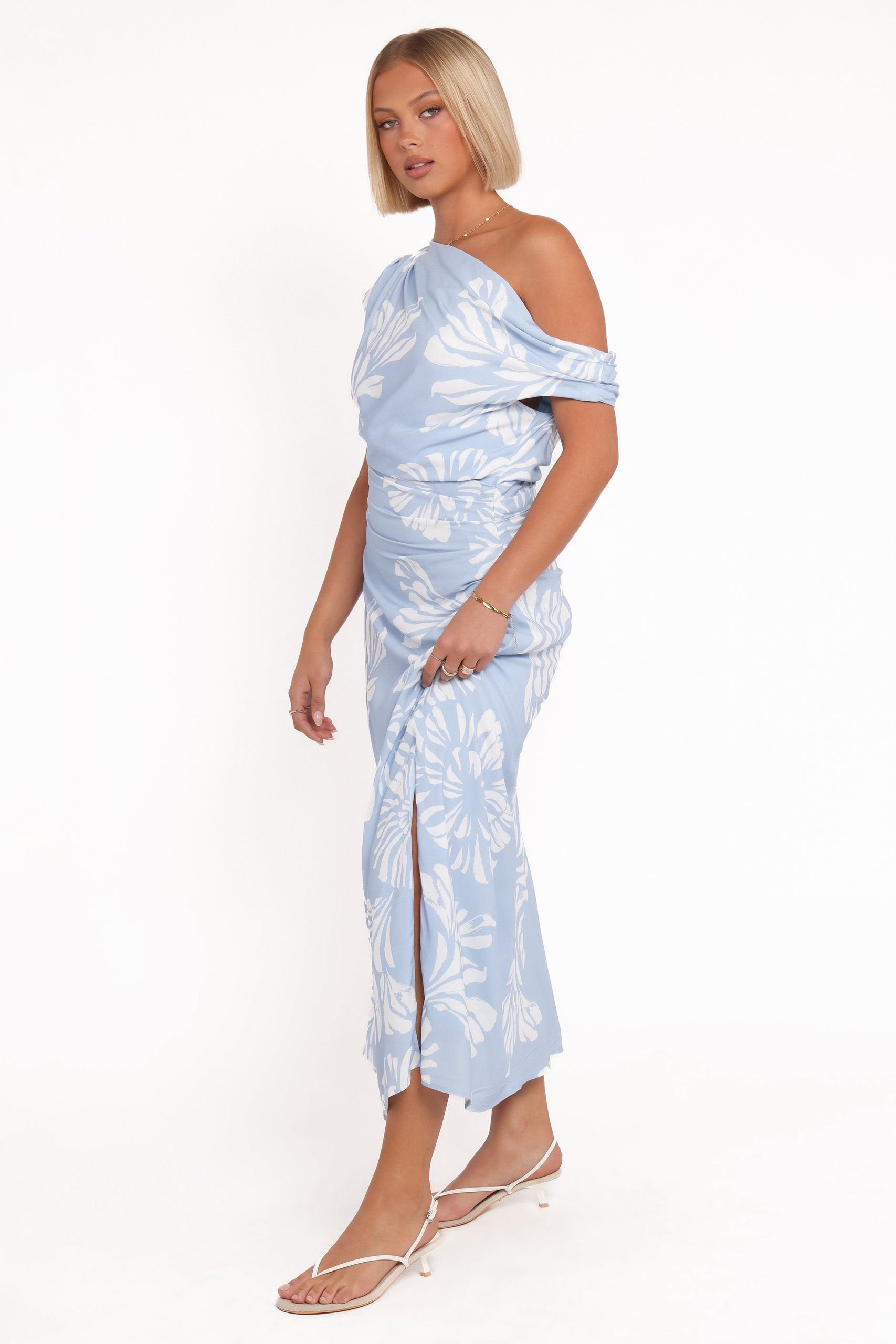 Apryl Midi Dress - Shell Print - Image 3