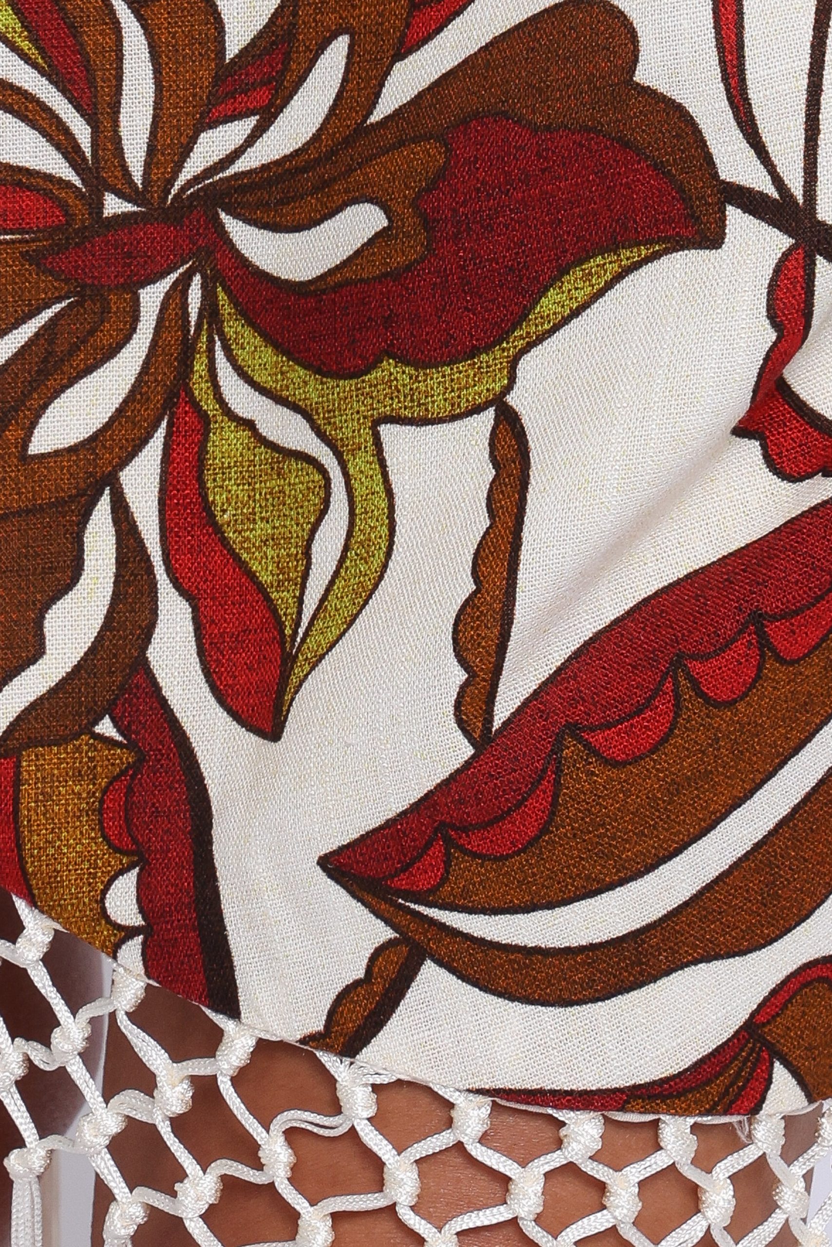 Aquarius Midi Dress - Brown Floral - Image 7