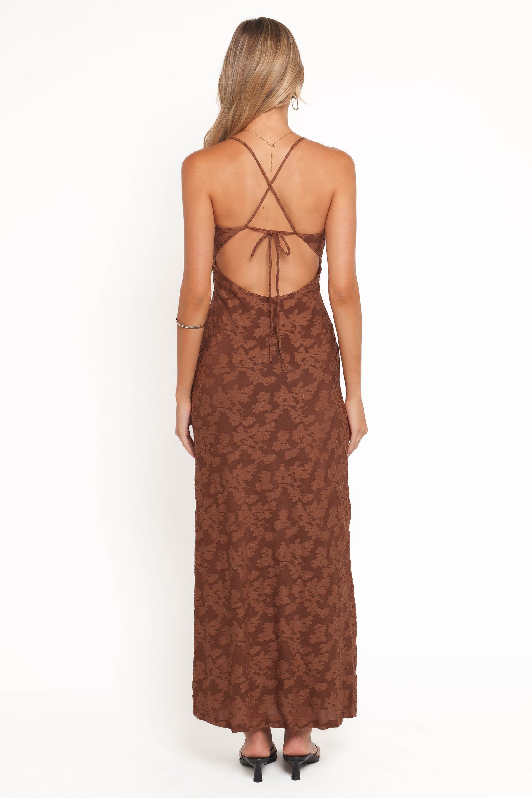 Araminta Maxi Dress - Brown - Image 4