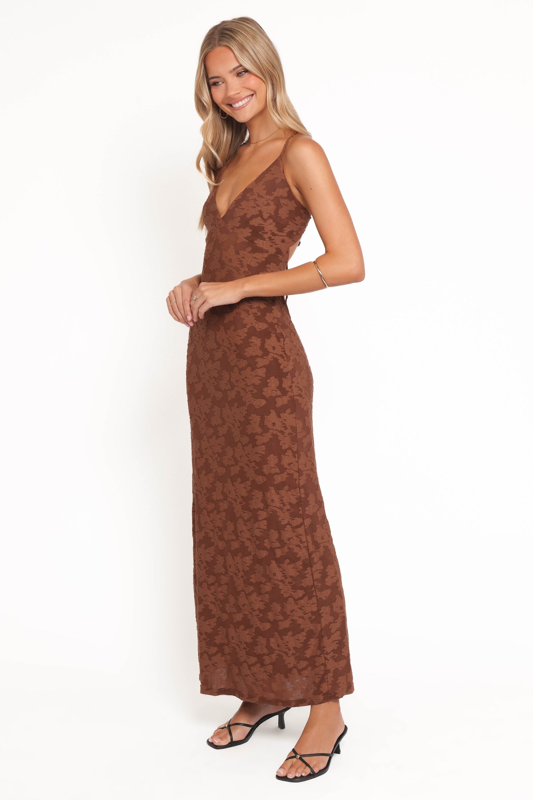 Araminta Maxi Dress - Brown - Image 3