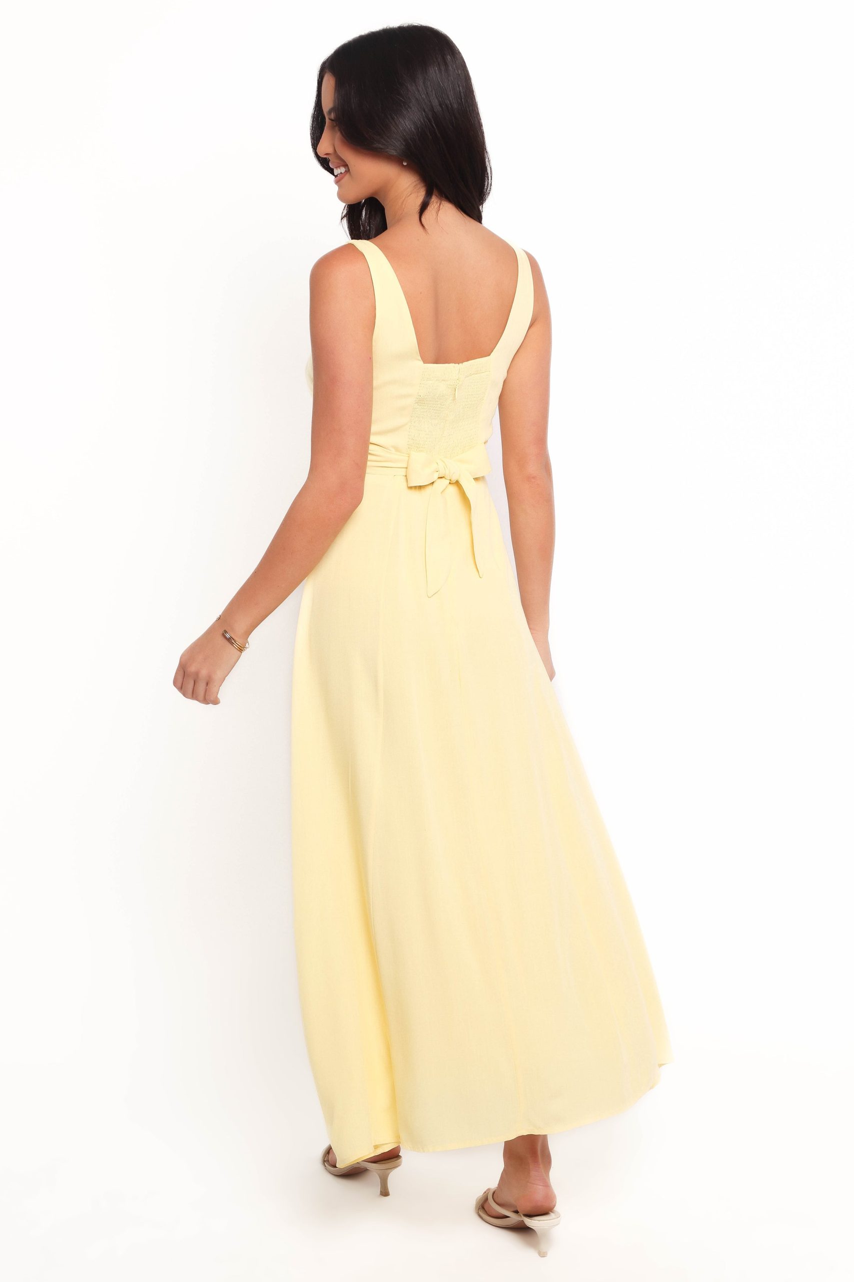 Archer Midi Dress - Butter Yellow - Image 5