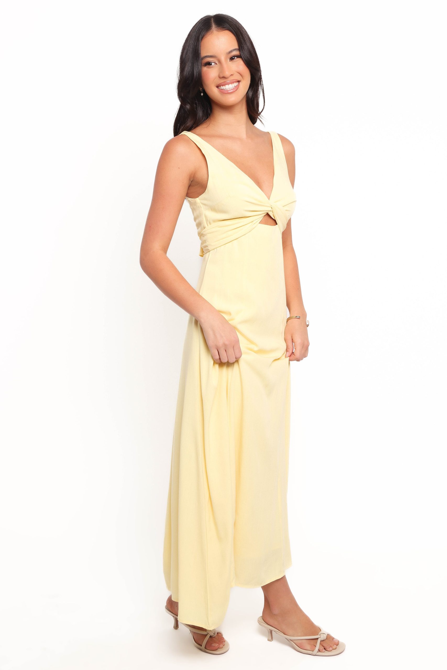 Archer Midi Dress - Butter Yellow - Image 7