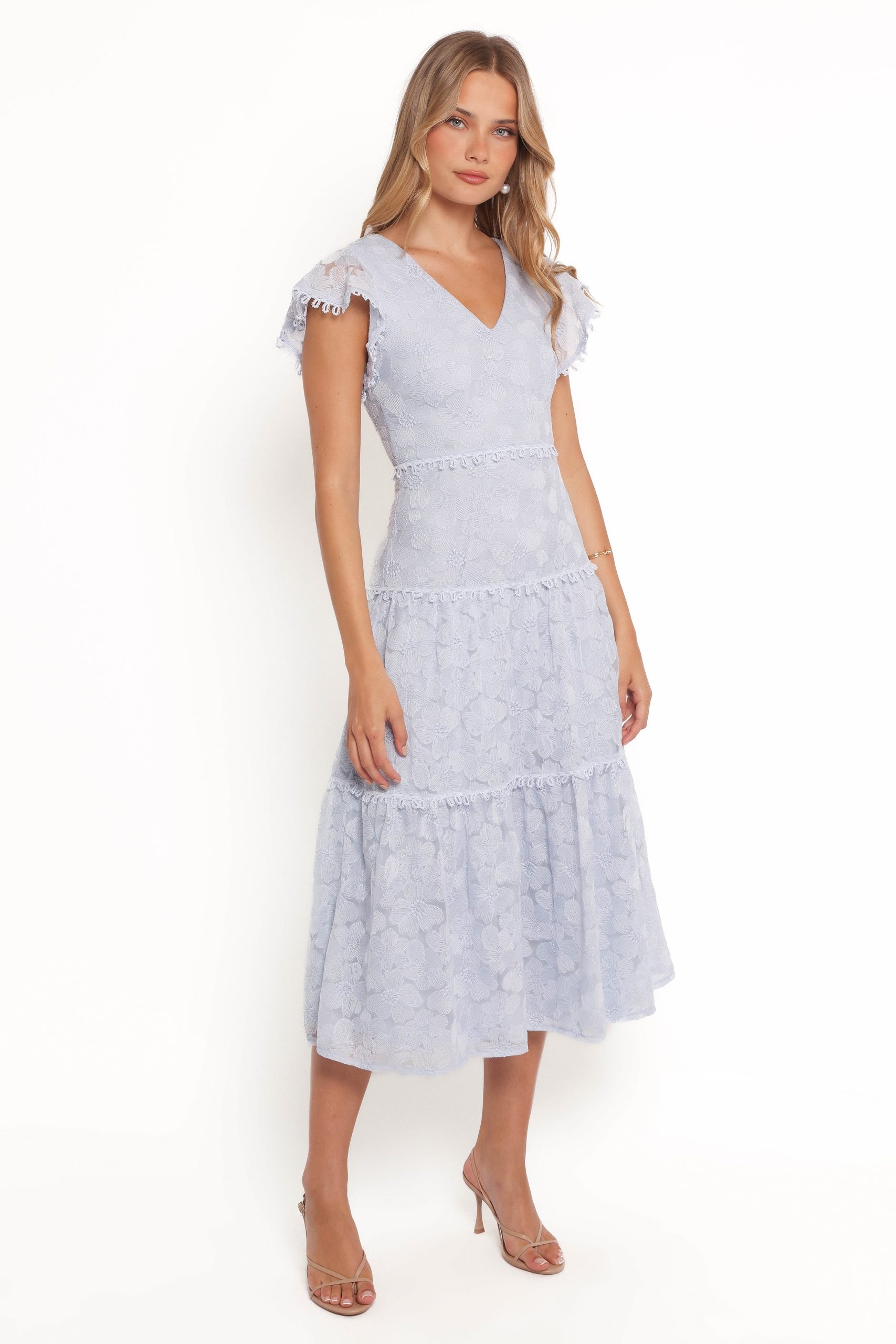 Asher Midi Dress - Blue - Image 5