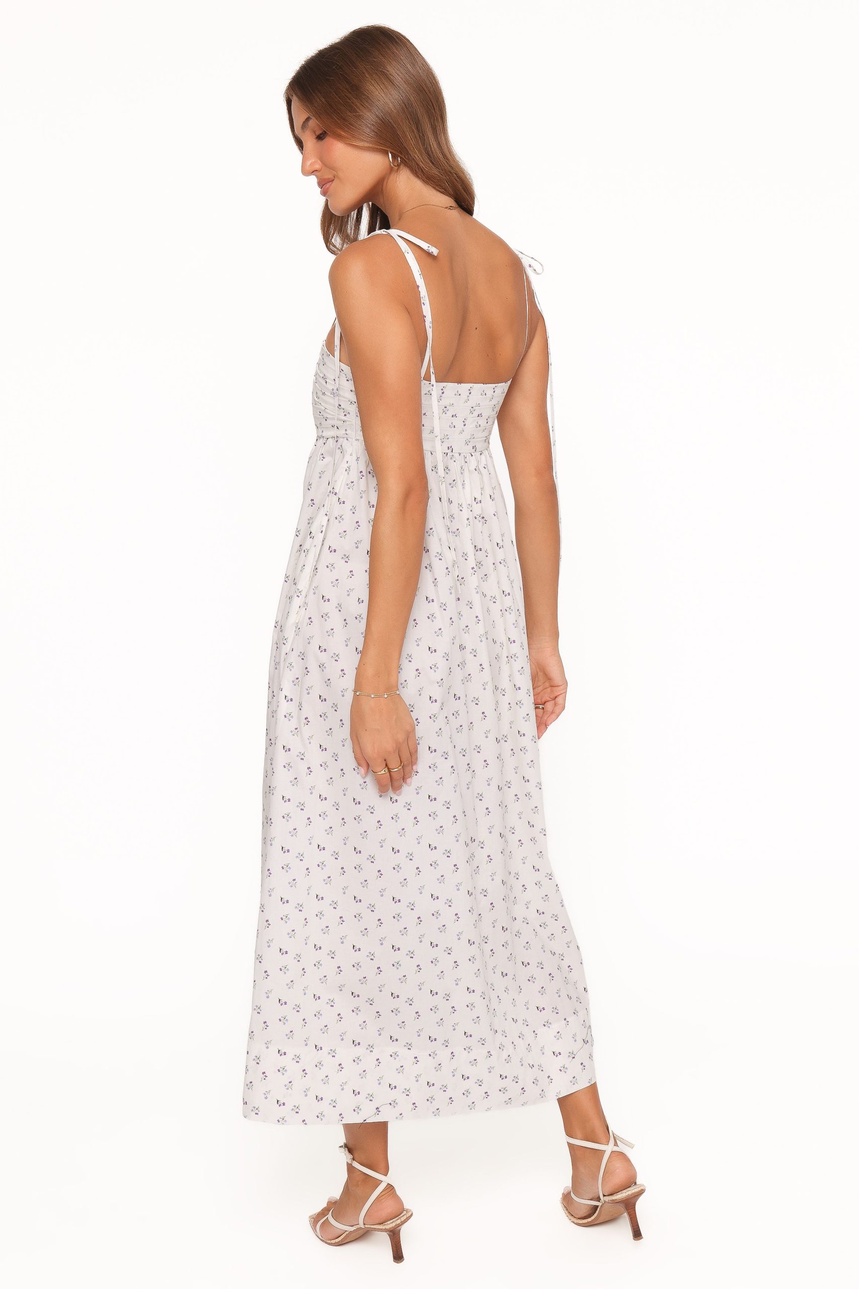 Ashtyn Maxi Dress - Purple Ditsy Floral - Image 5