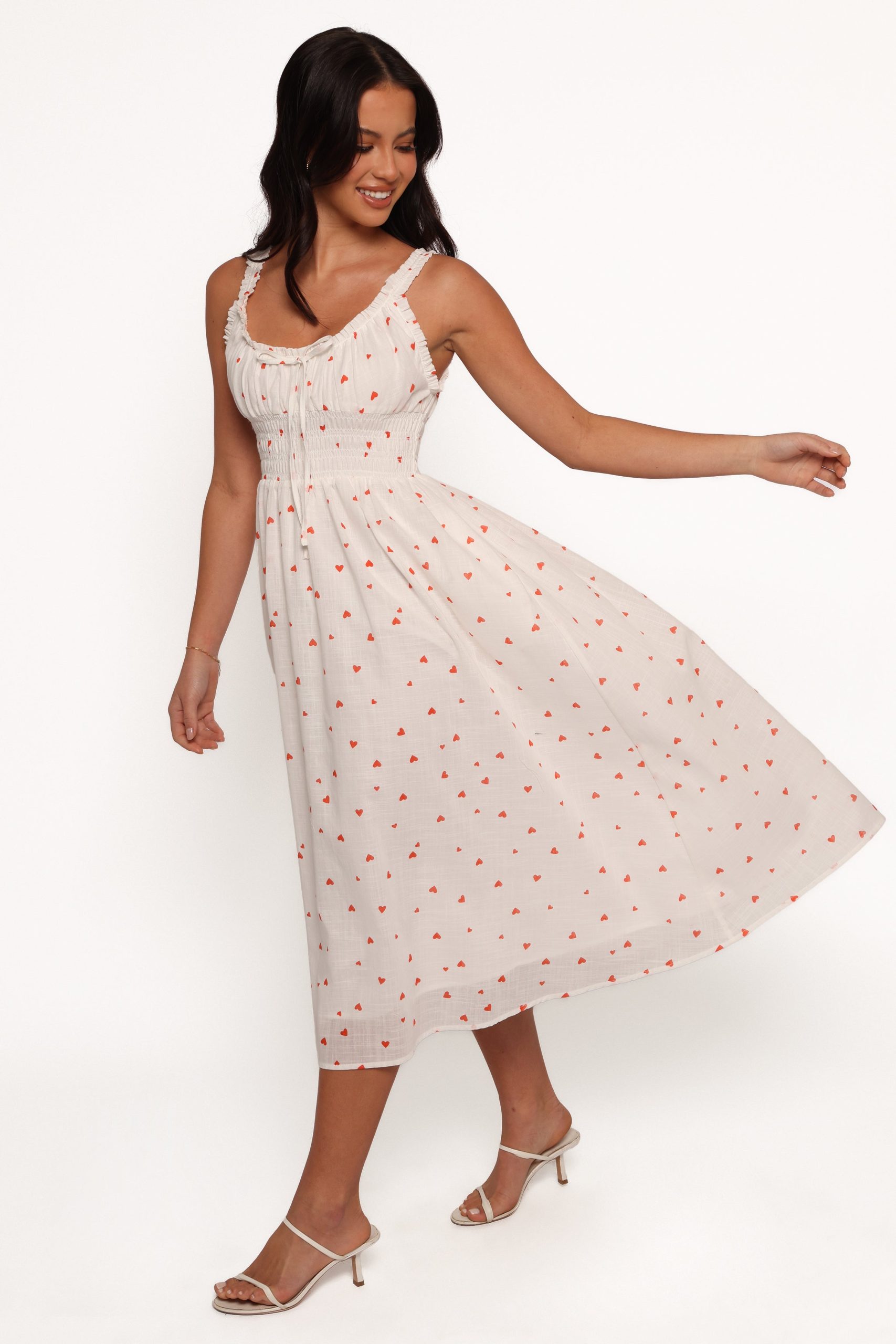 Auguste Midi Dress - Ditsy Heart - Image 4
