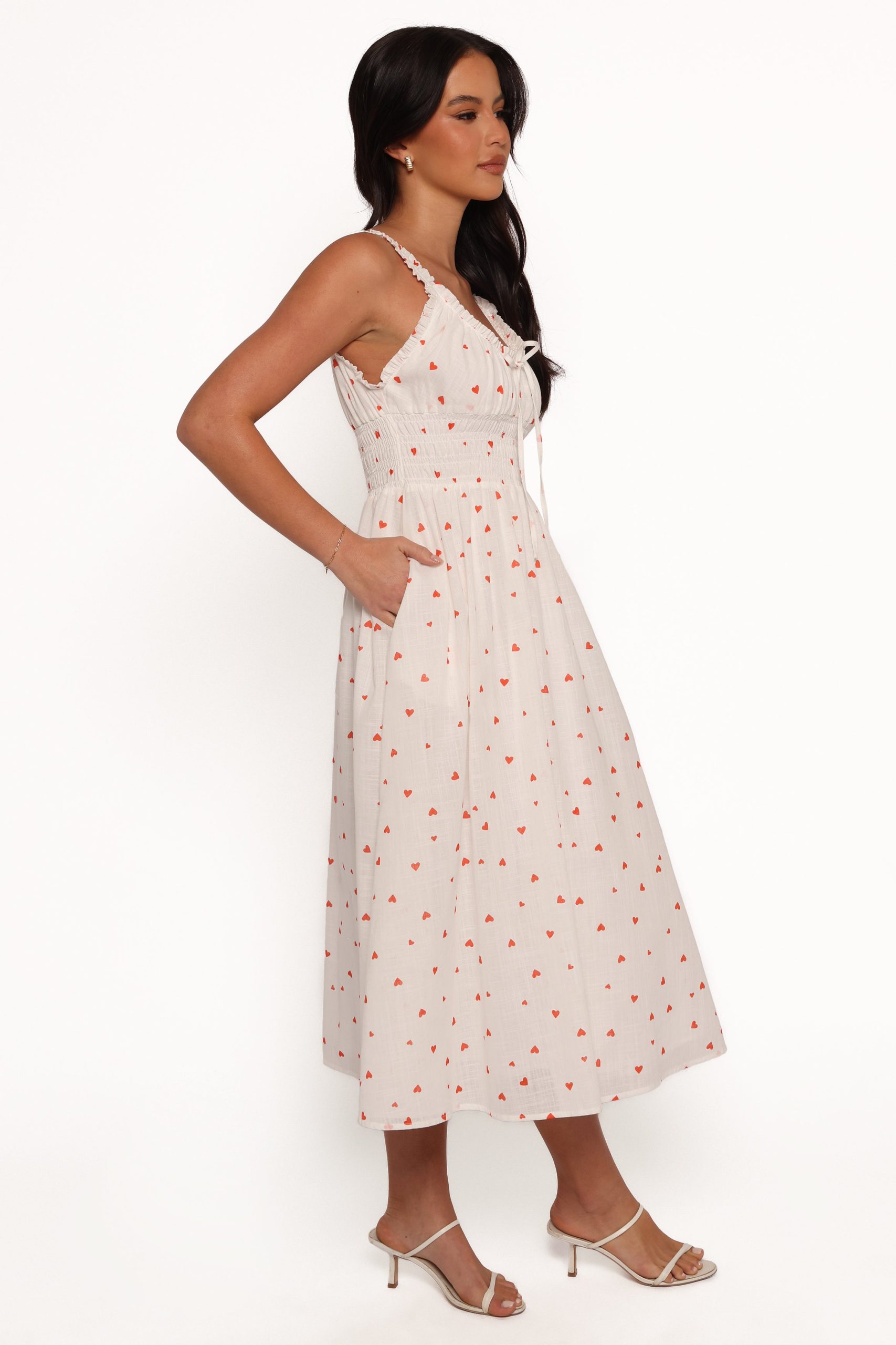 Auguste Midi Dress - Ditsy Heart - Image 6