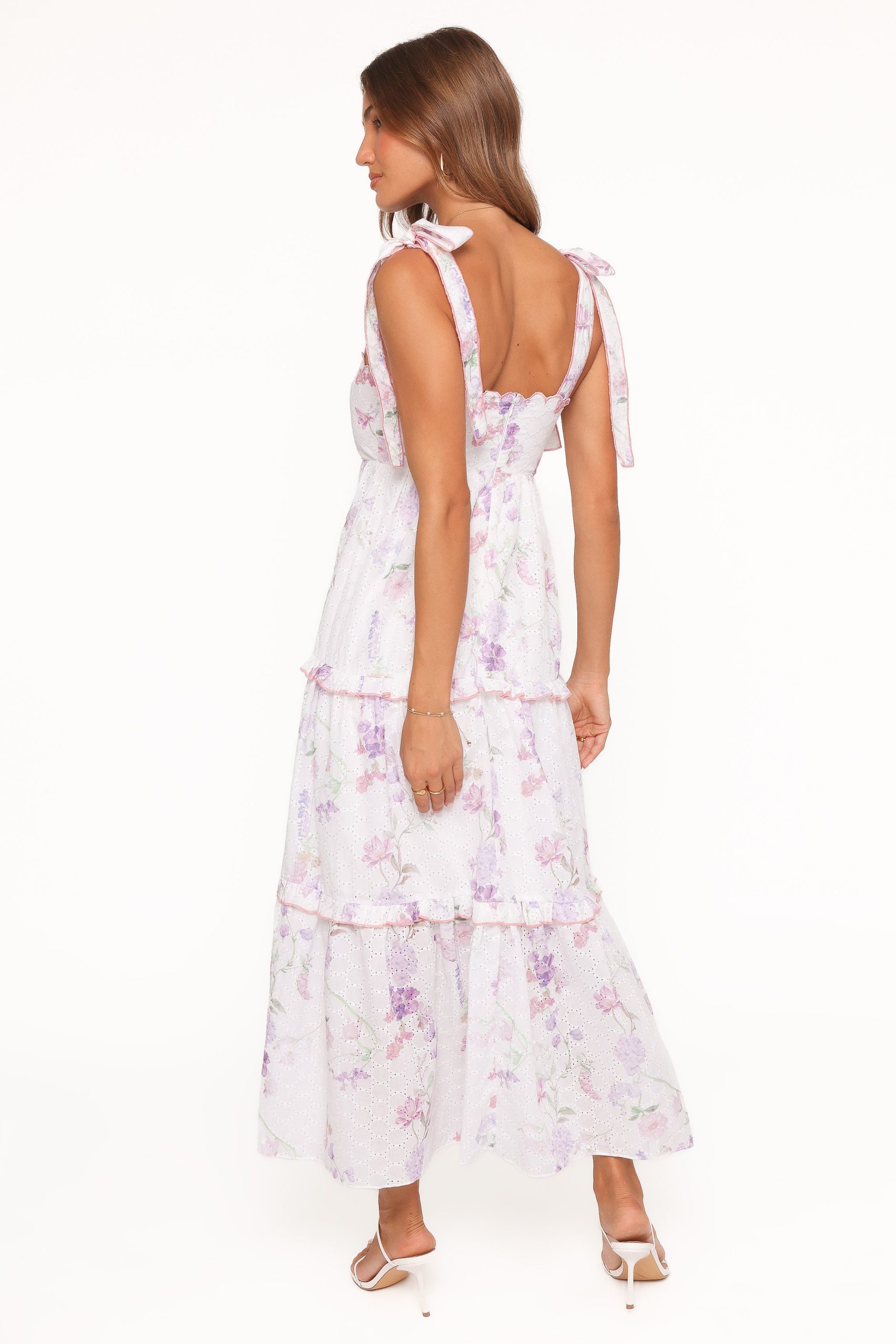 Aurelia Maxi Dress - Purple Floral - Image 5
