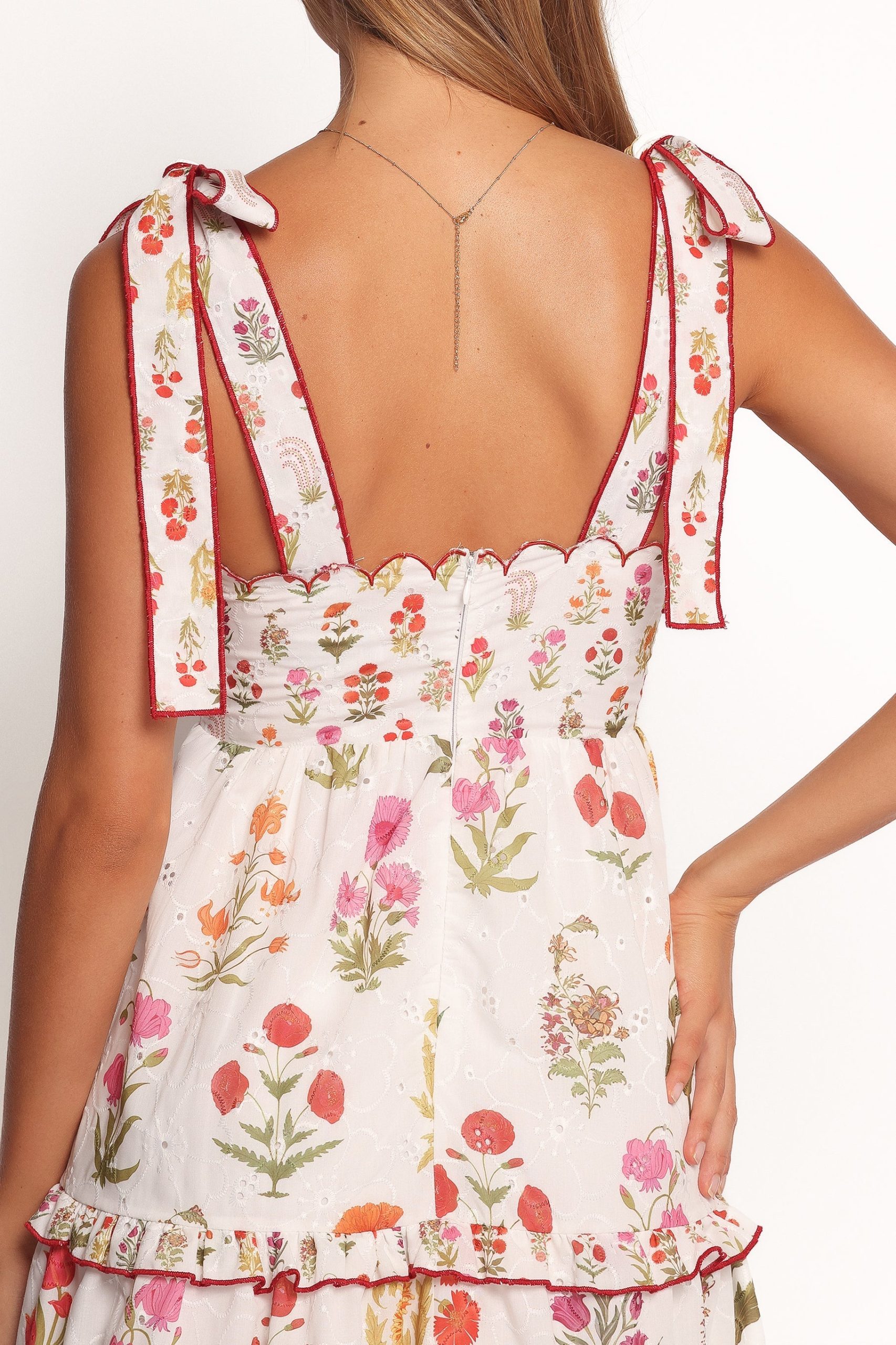 Aurelia Maxi Dress - White Floral - Image 6