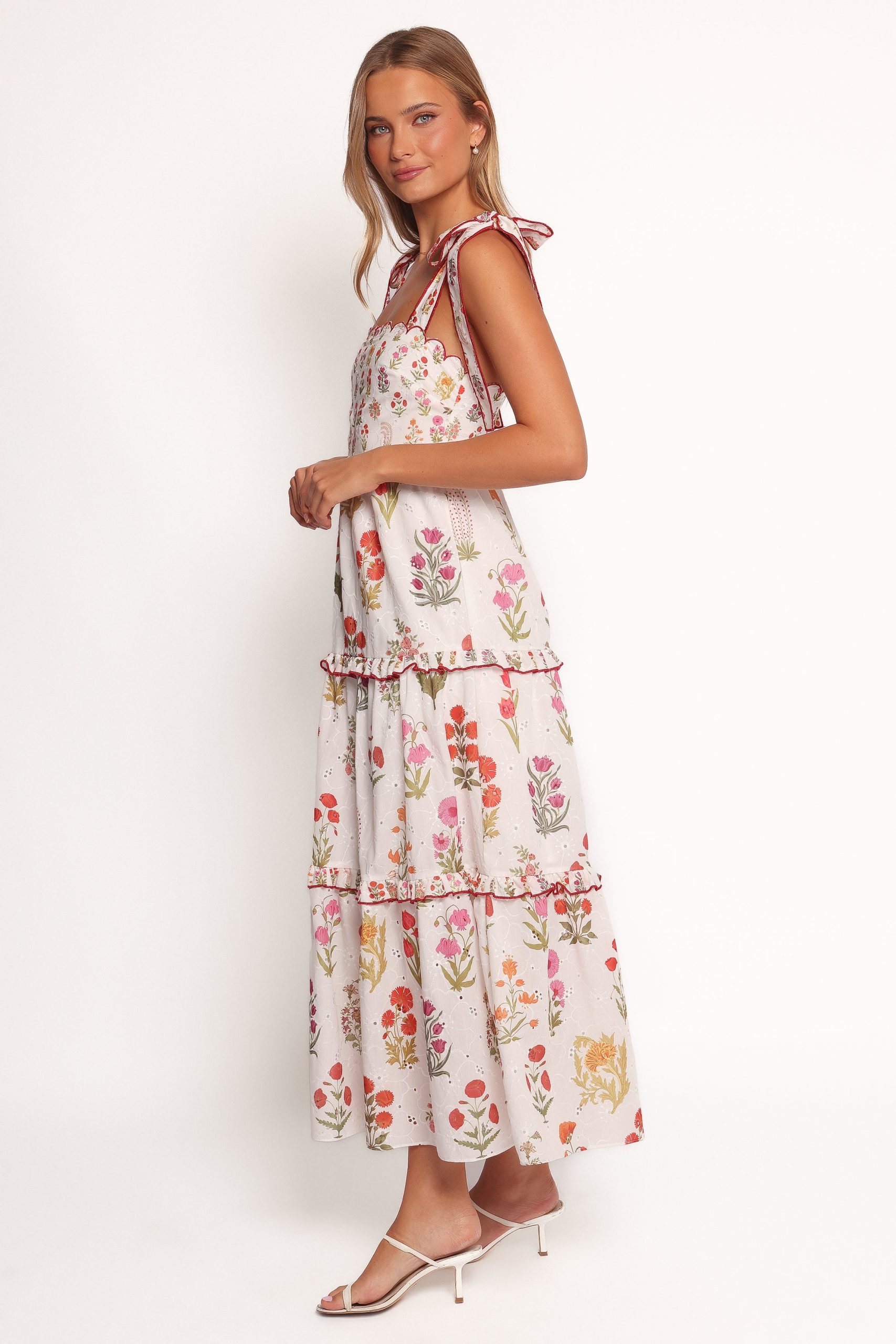 Aurelia Maxi Dress - White Floral - Image 5