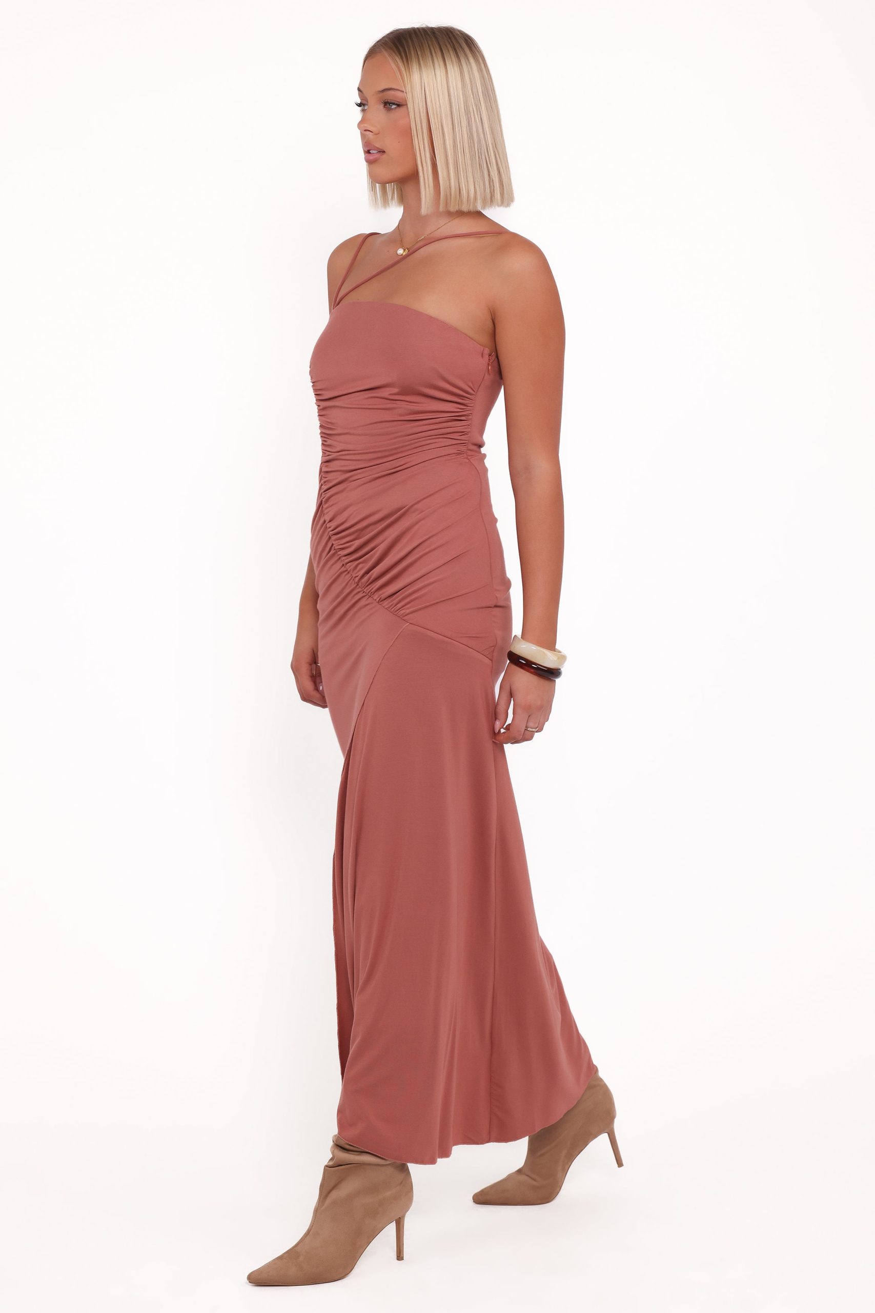 Avaline Maxi Dress - Terracotta - Image 4