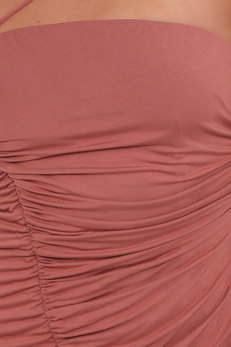 Avaline Maxi Dress - Terracotta - Image 6