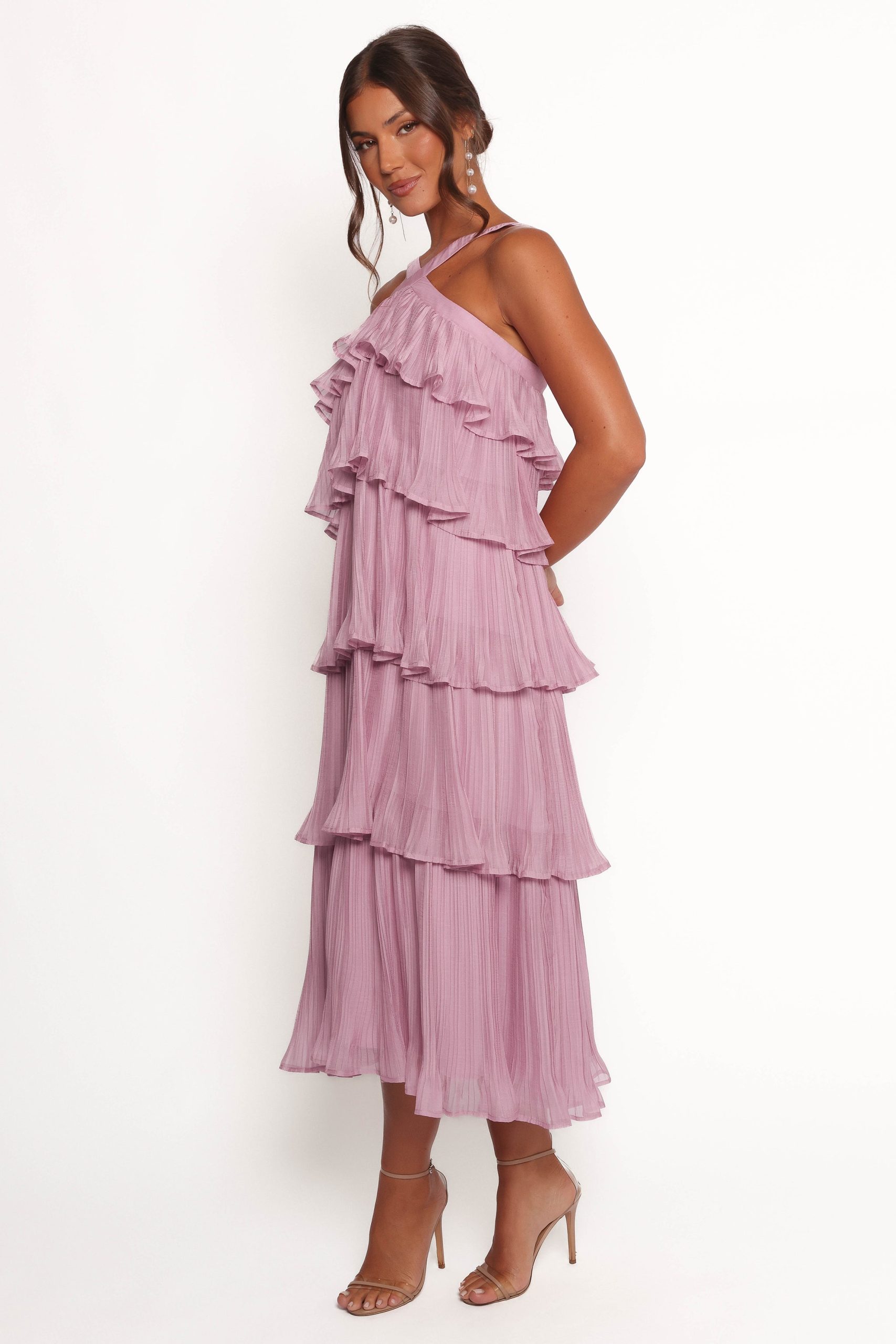 Aveline Midi Dress - Lilac - Image 4