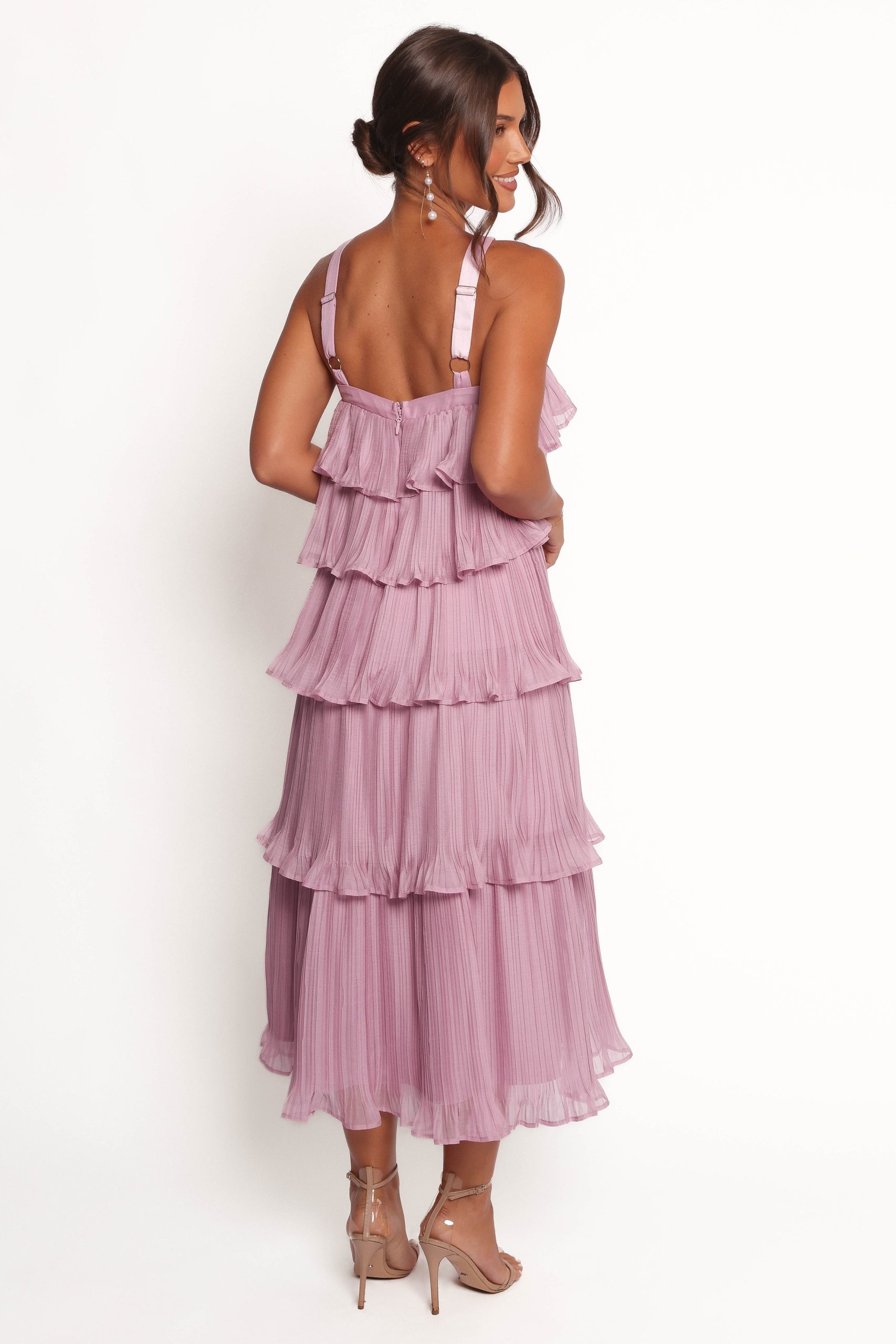 Aveline Midi Dress - Lilac - Image 5