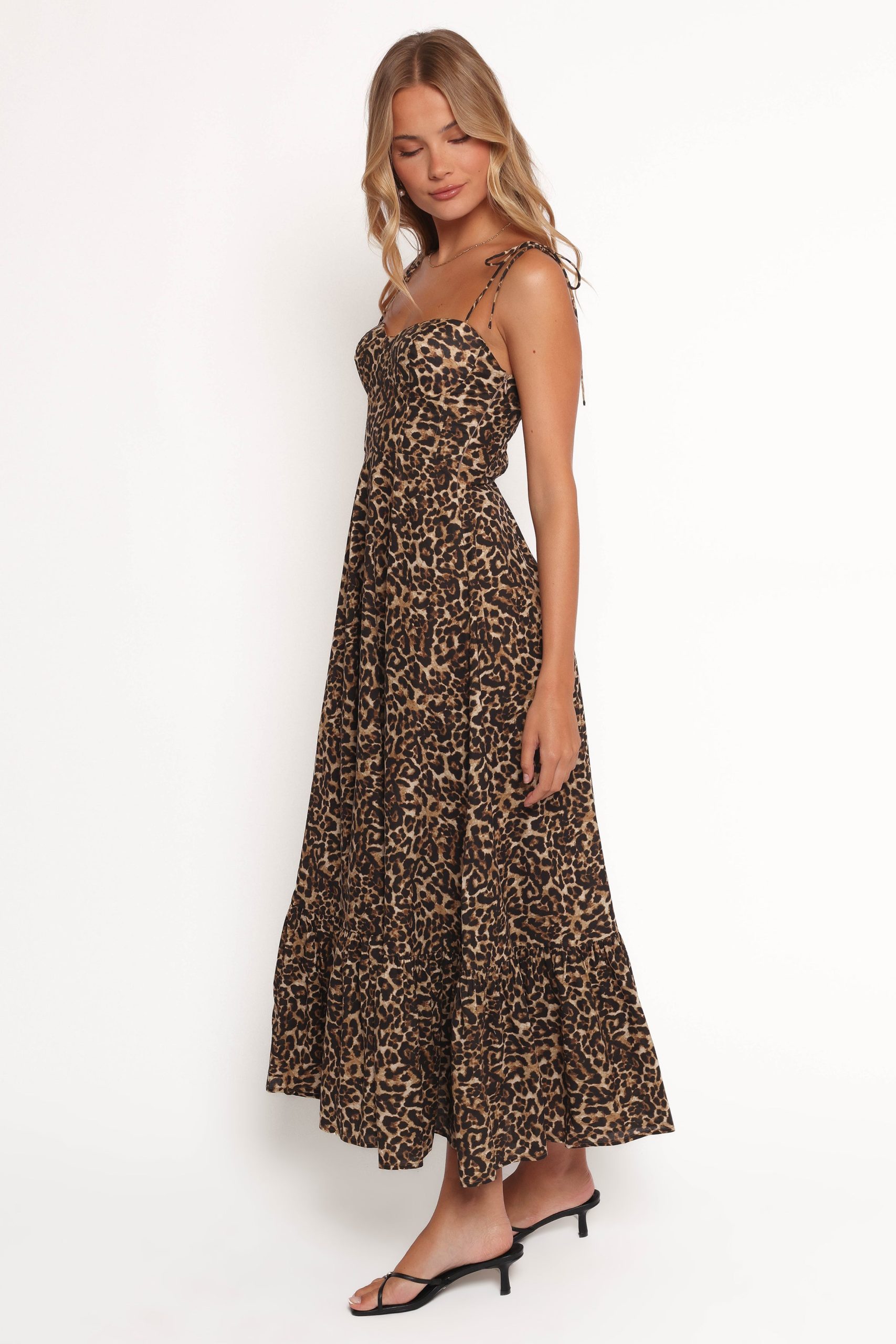 Ayana Midi Dress - Leopard - Image 5