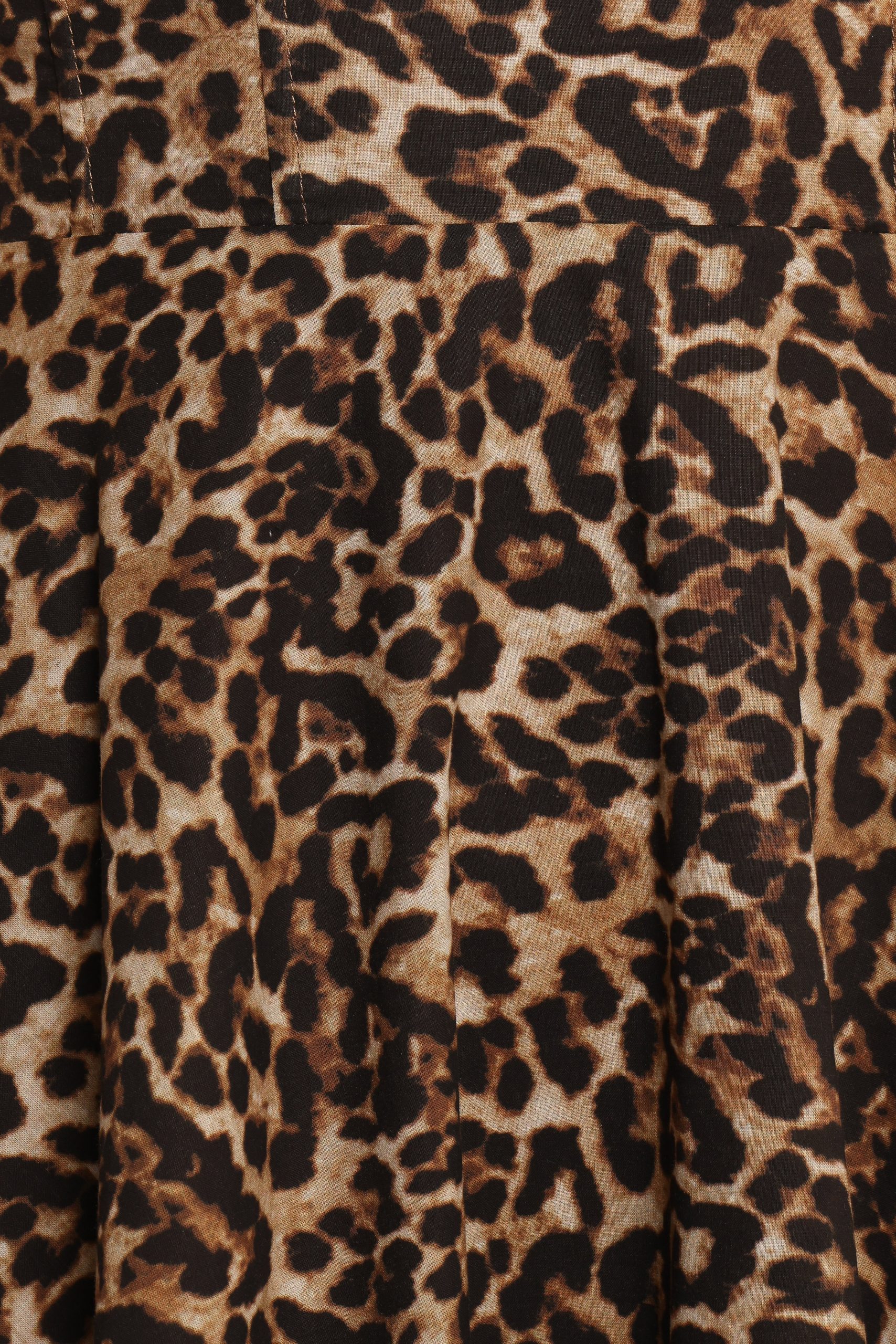 Ayana Midi Dress - Leopard - Image 7