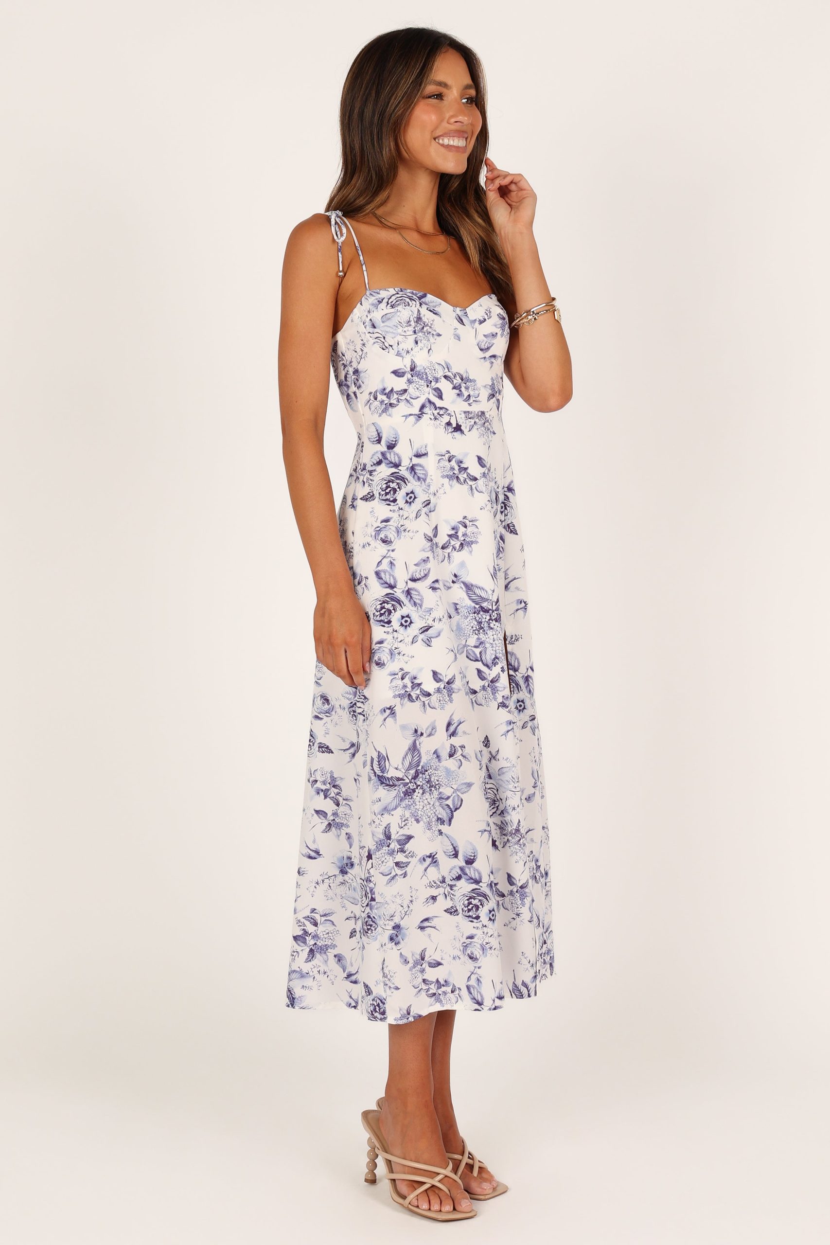 Azelia Dress - Blue Floral - Image 4