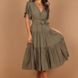 Barker Dress - Olive