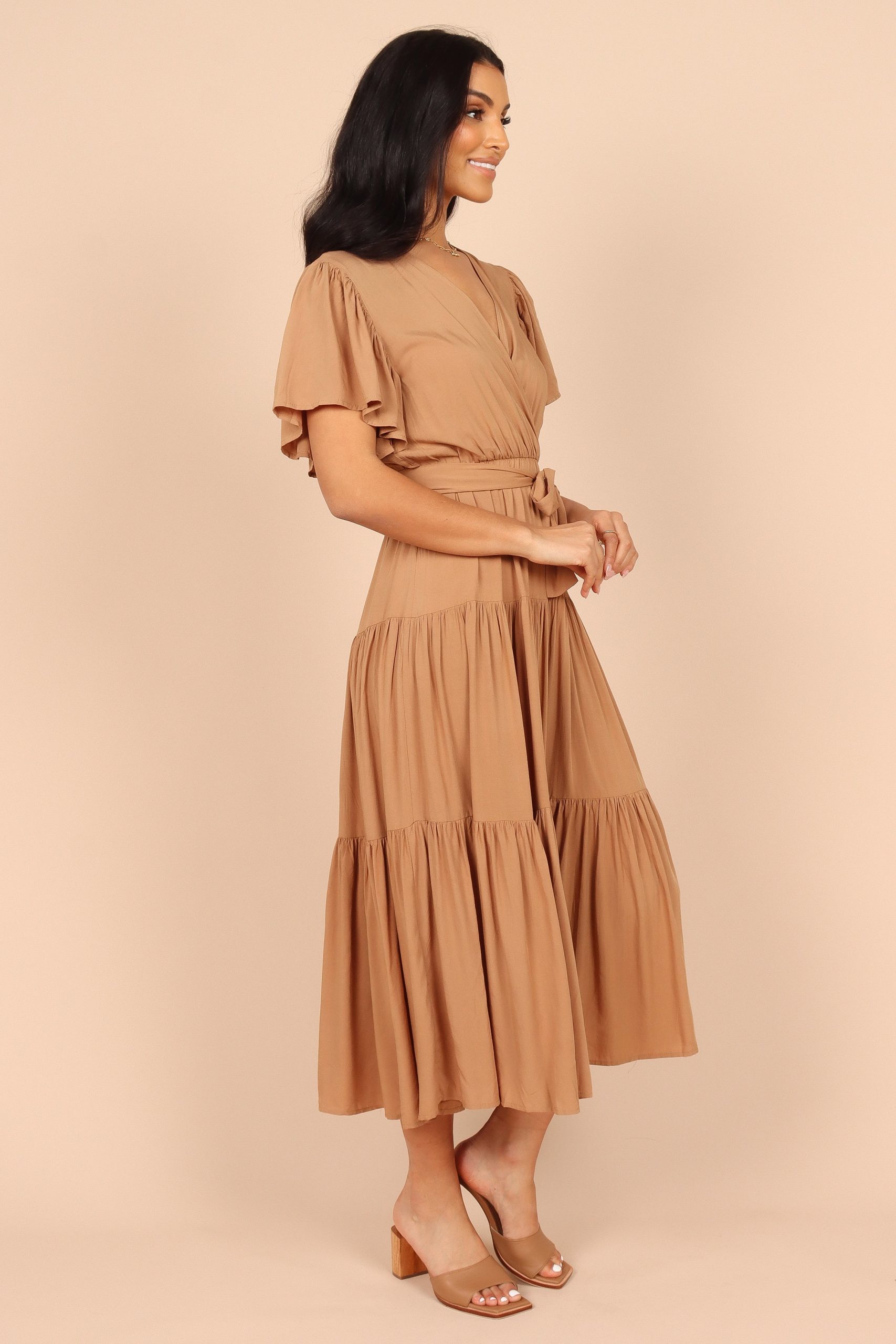 Barker Dress - Tan - Image 8