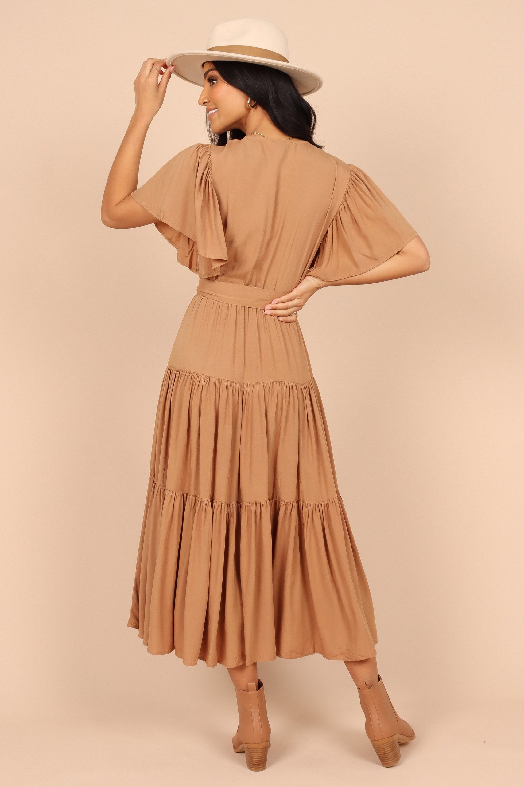Barker Dress - Tan - Image 3