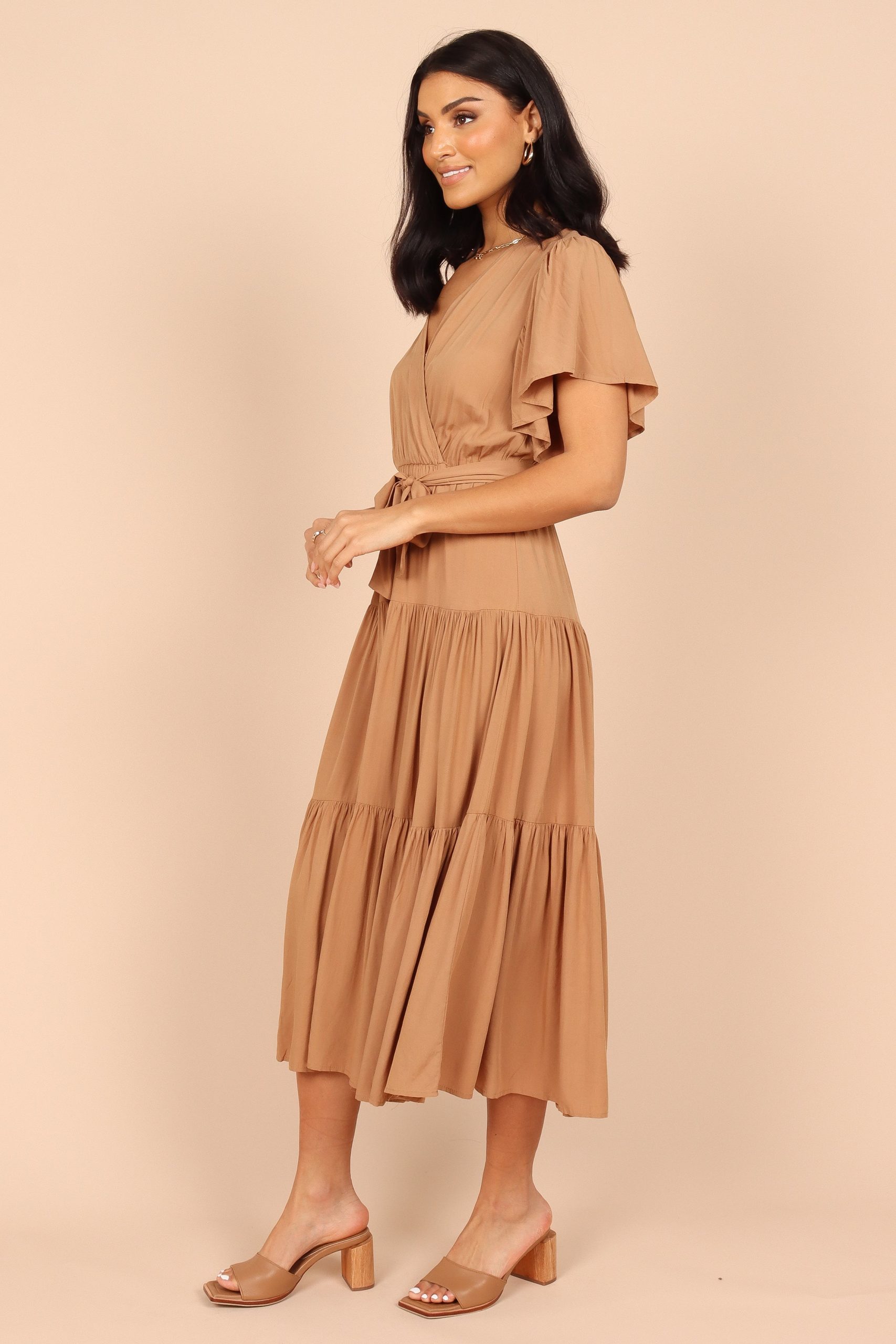 Barker Dress - Tan - Image 9