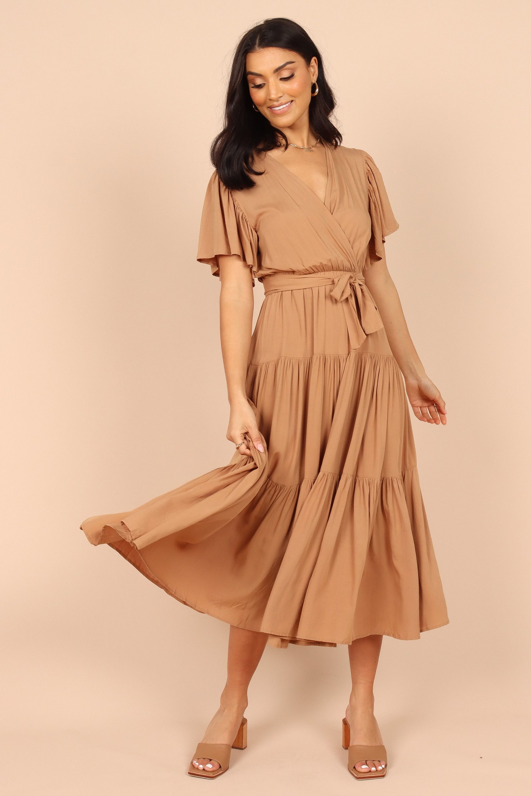 Barker Dress - Tan - Image 6
