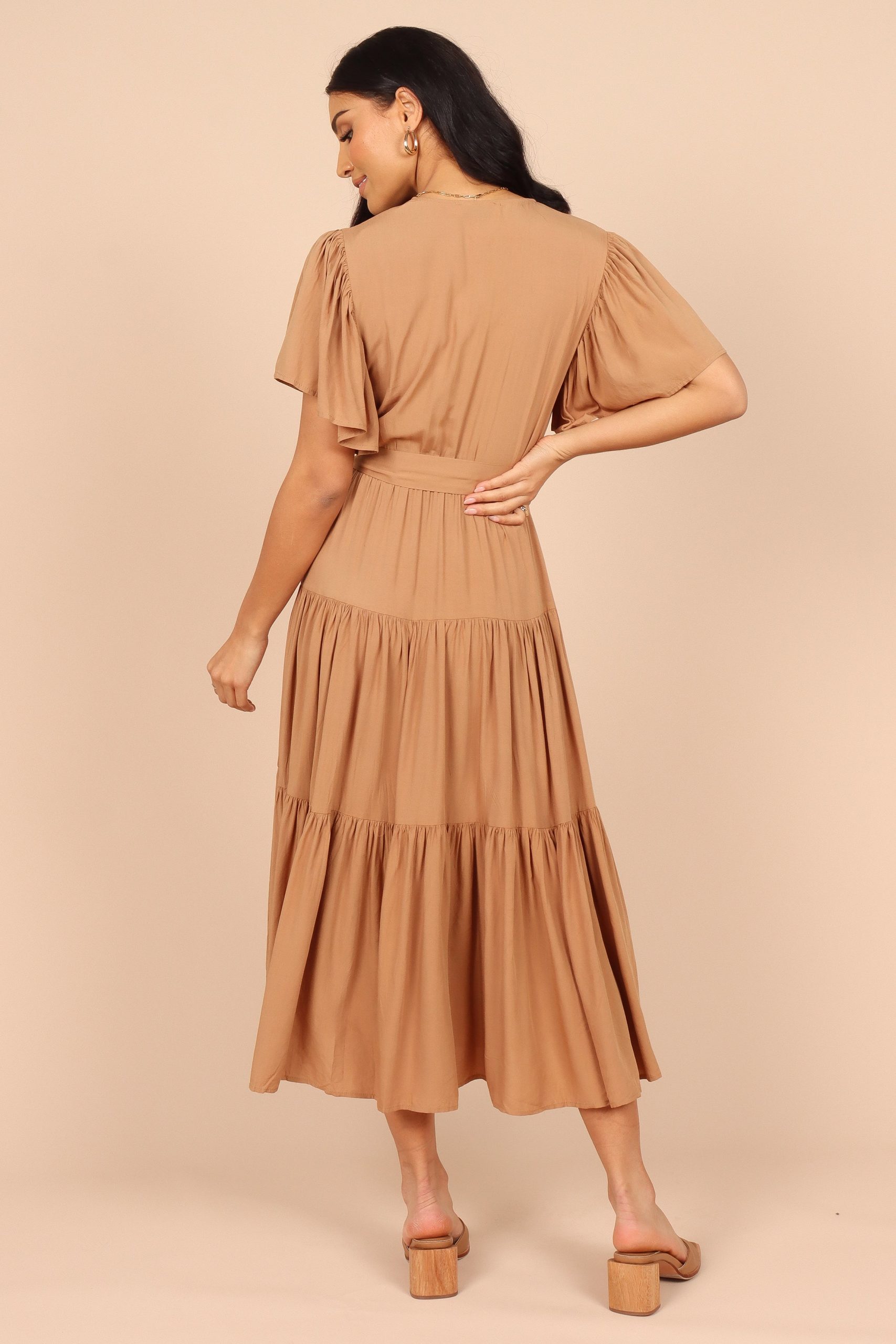Barker Dress - Tan - Image 7