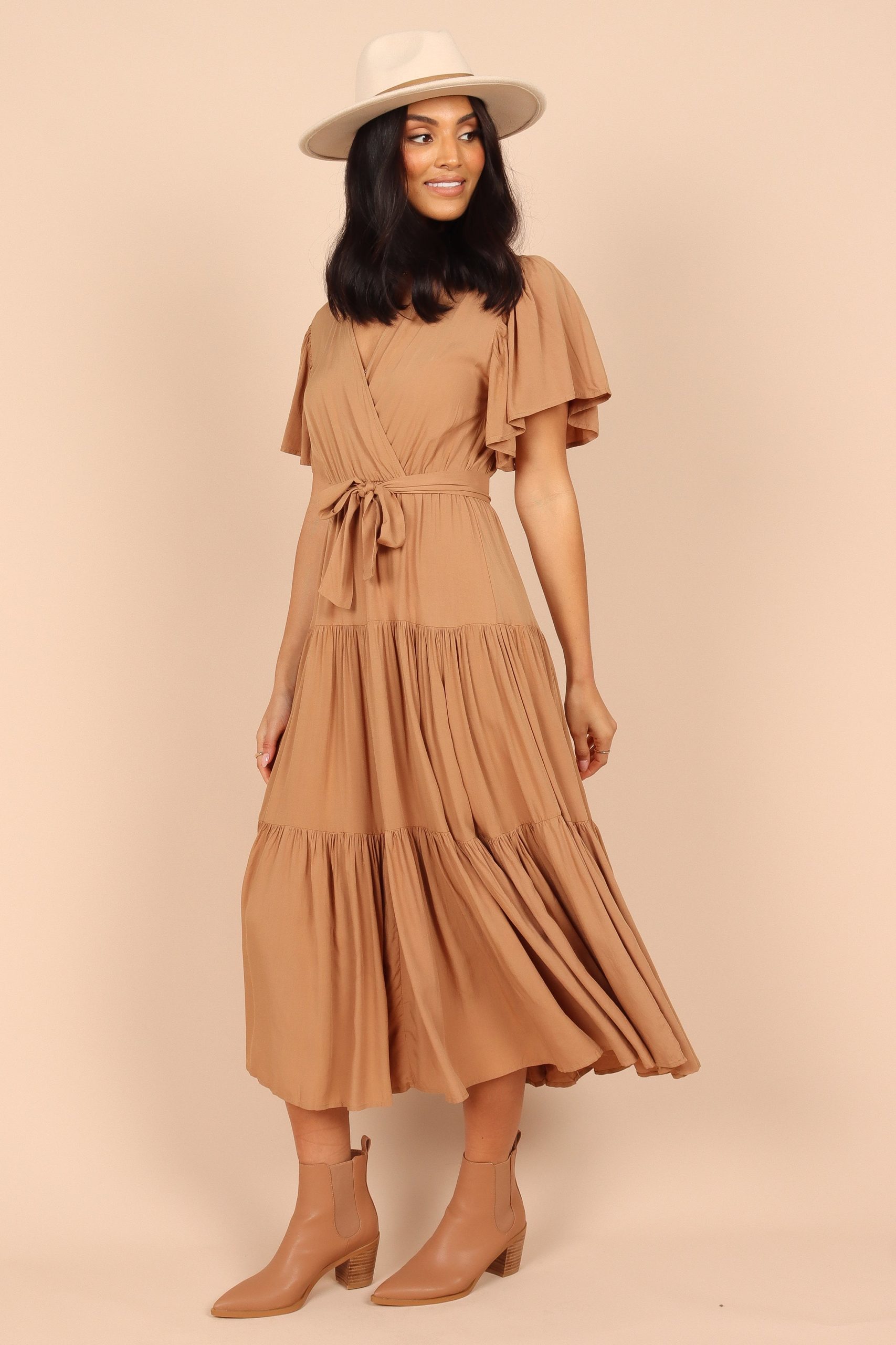 Barker Dress - Tan - Image 5