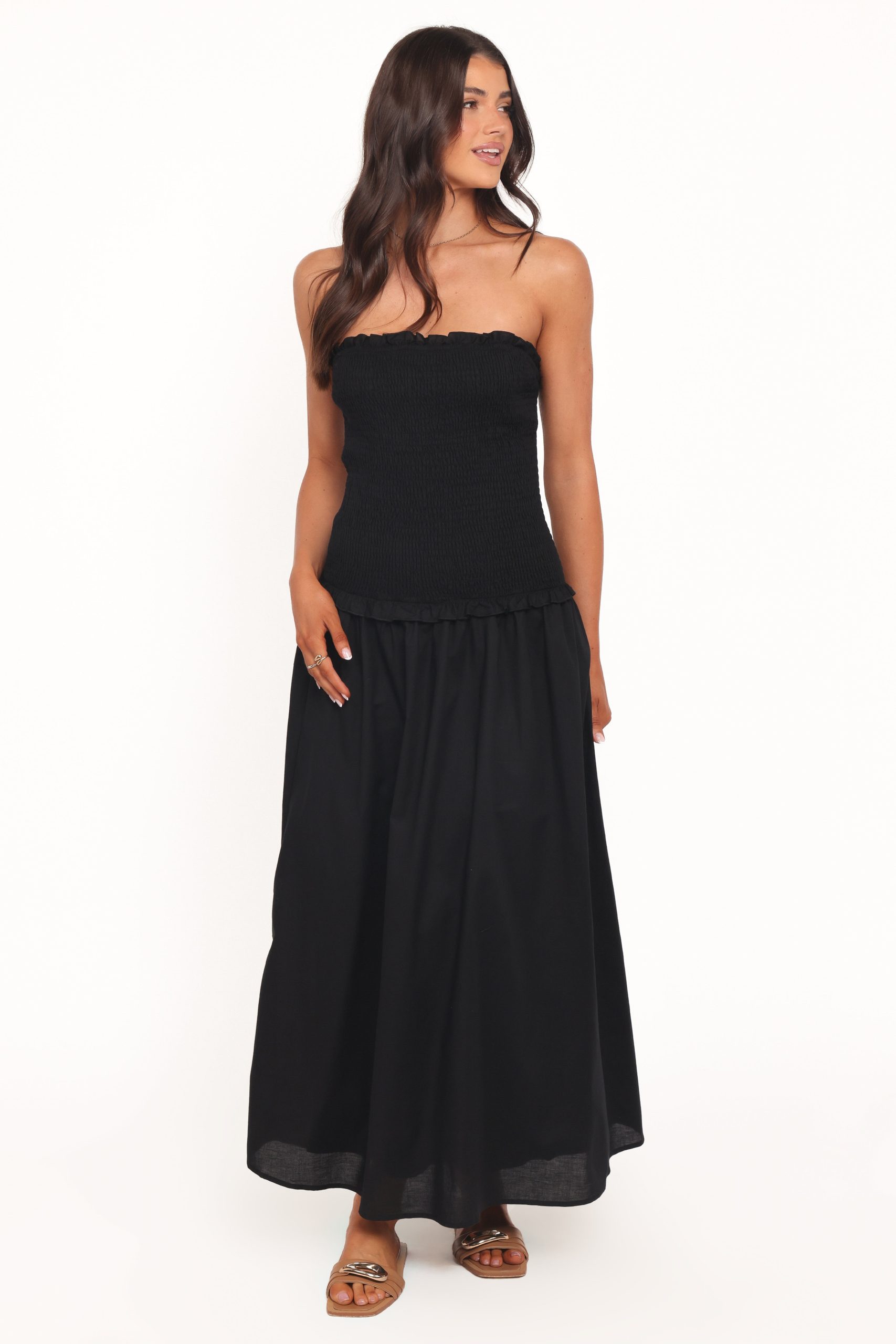 Bea Maxi Dress - Black - Image 5